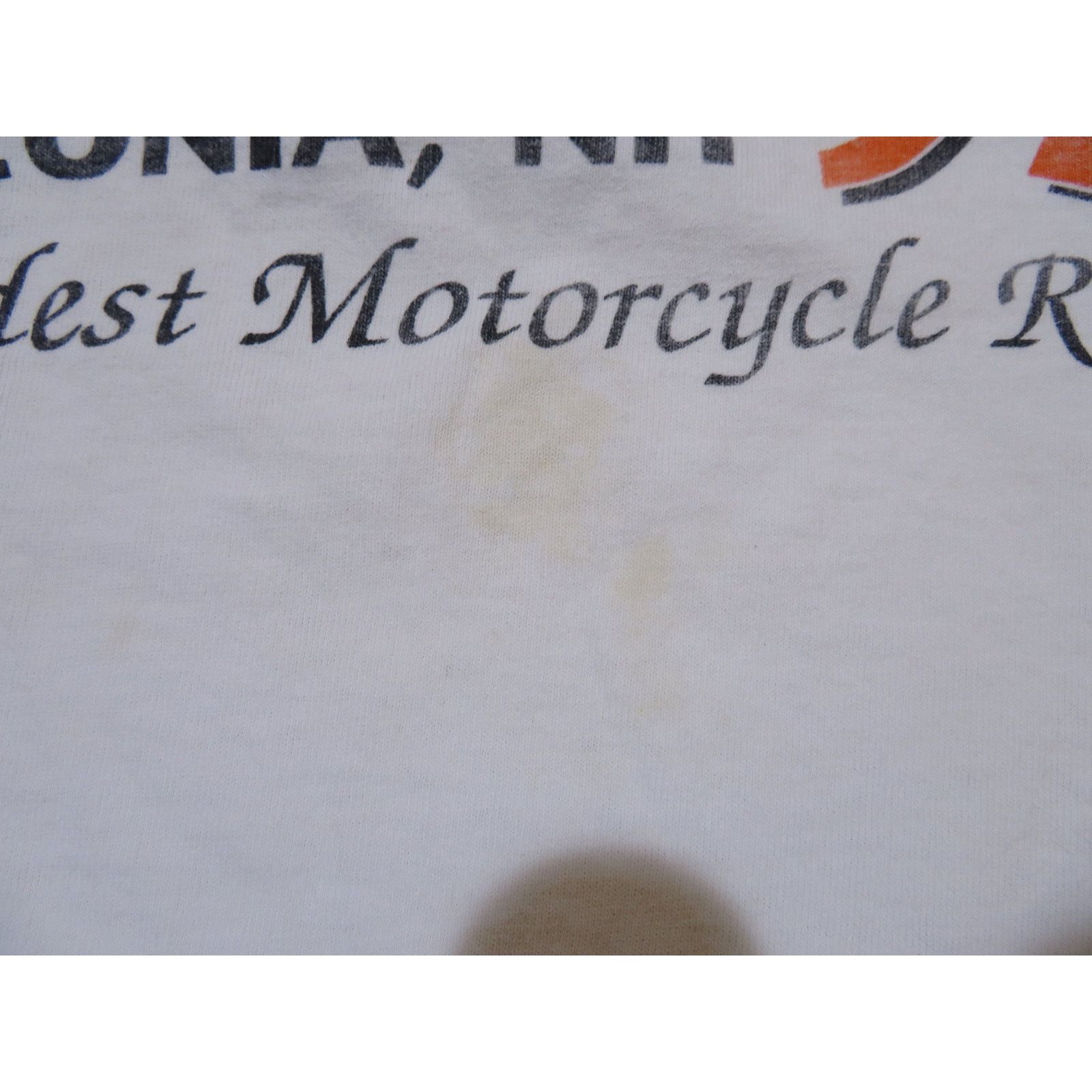 Delta 90s Laconia 74th Annual Motorcycle Rally T-Shirt White Sz XL Size US XL / EU 56 / 4 - 3 Thumbnail