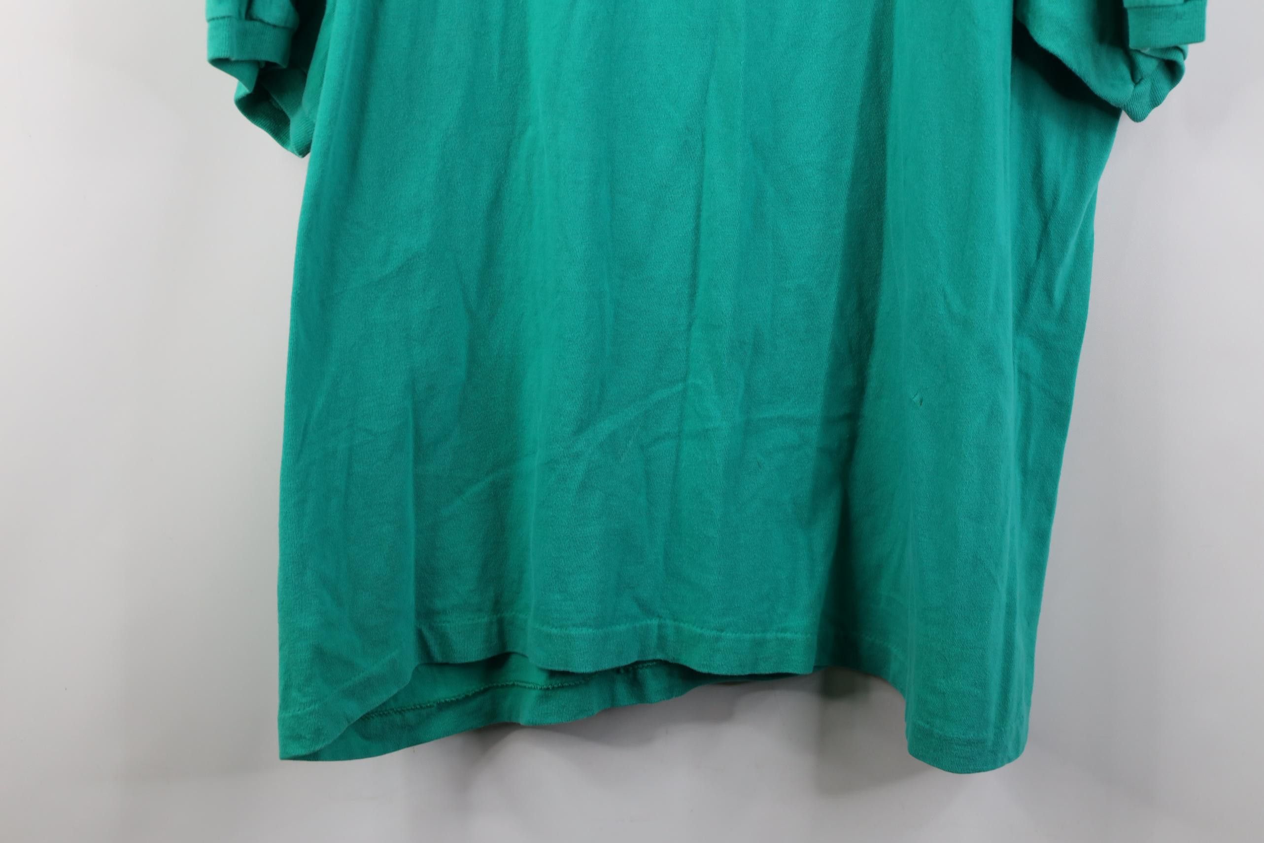 Disney Vintage 90s Disney Mickey Mouse Golf Polo Shirt Teal USA Size US XL / EU 56 / 4 - 18 Thumbnail