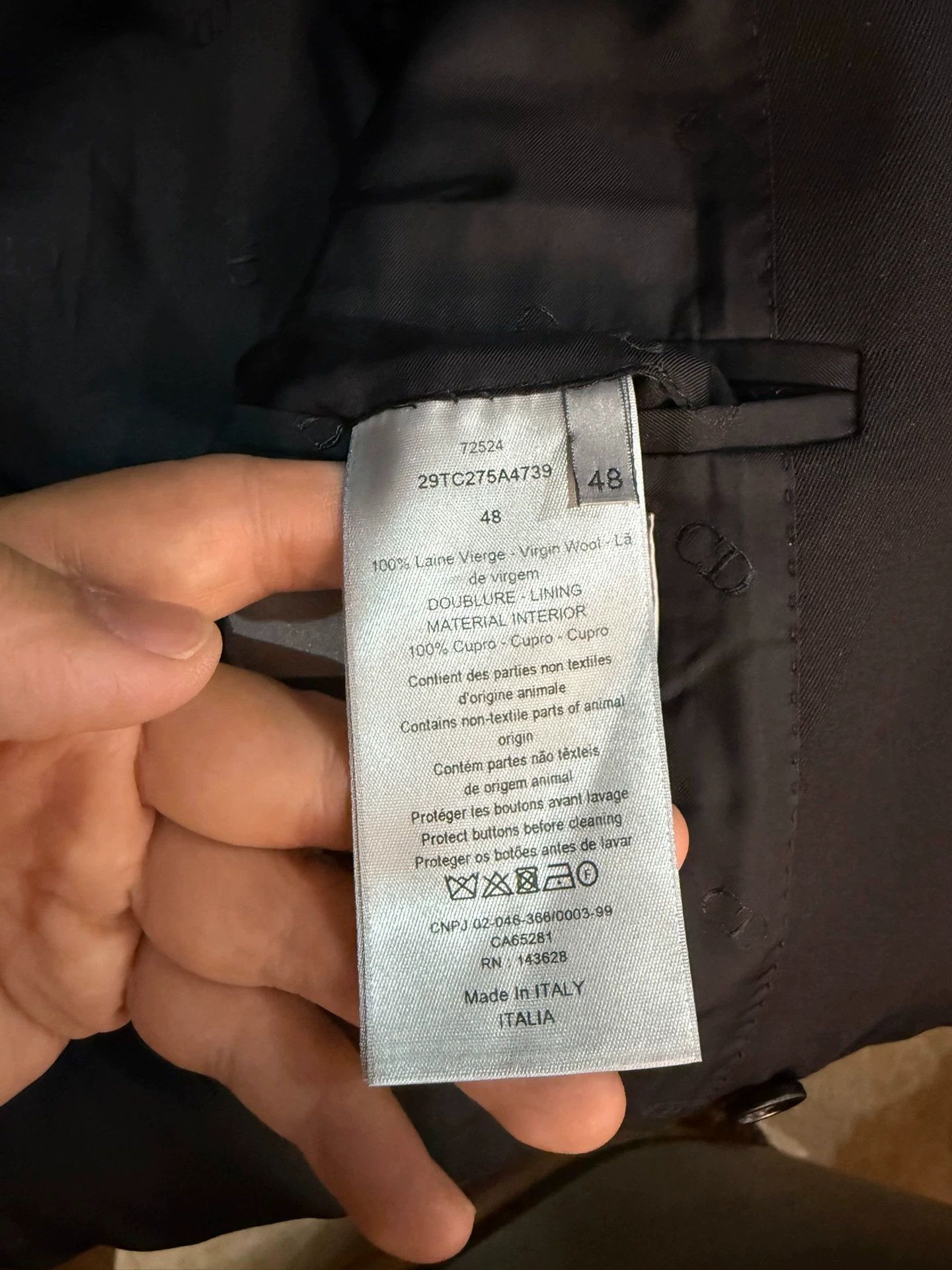 Dior DIOR Runway Wool Double-Breasted Hybrid Blazer 48 Unworn Size 48R - 4 Thumbnail