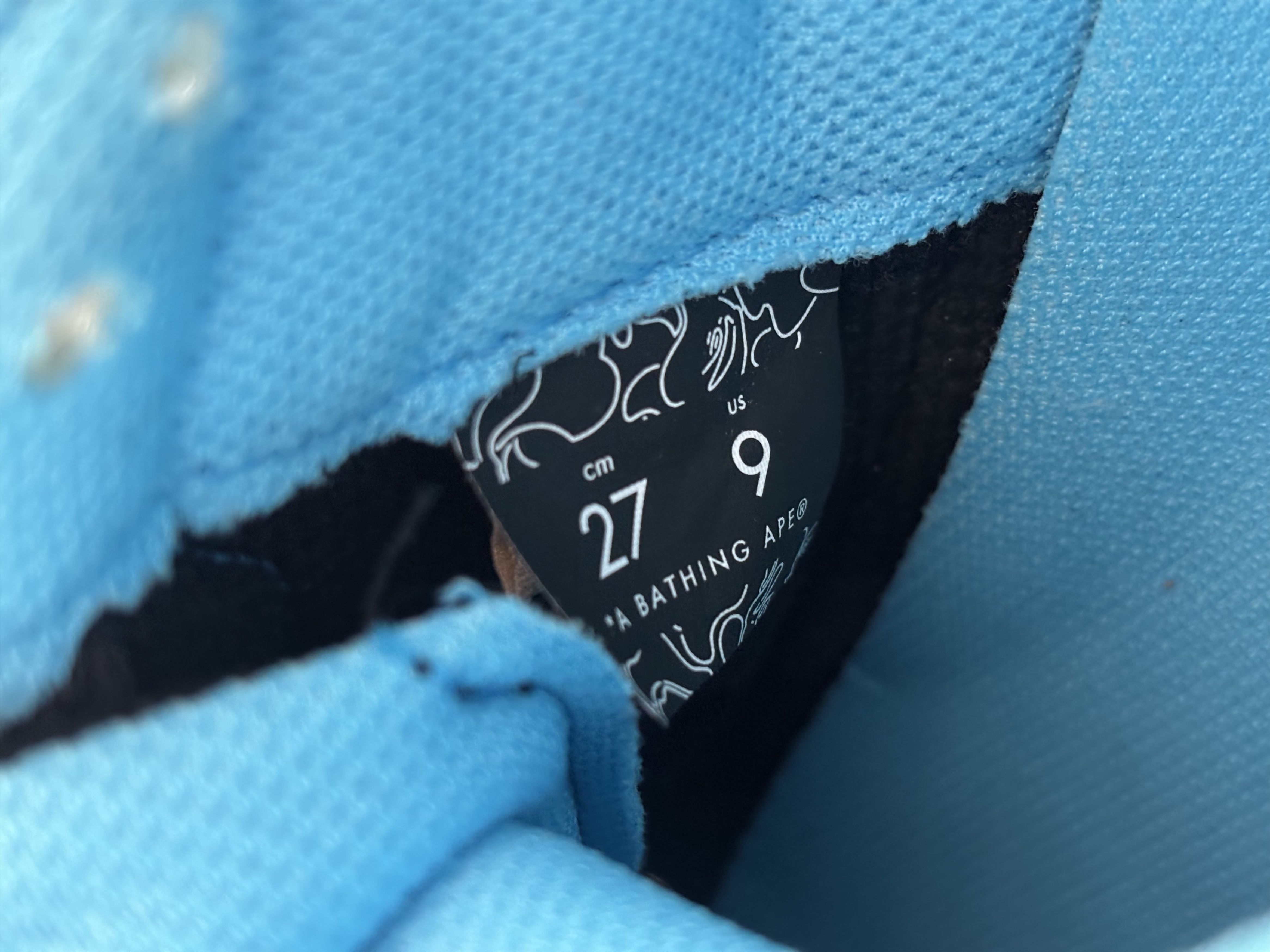 Bape Bape Roadsta Black Blue Size US 9 / EU 42 - 14 Thumbnail