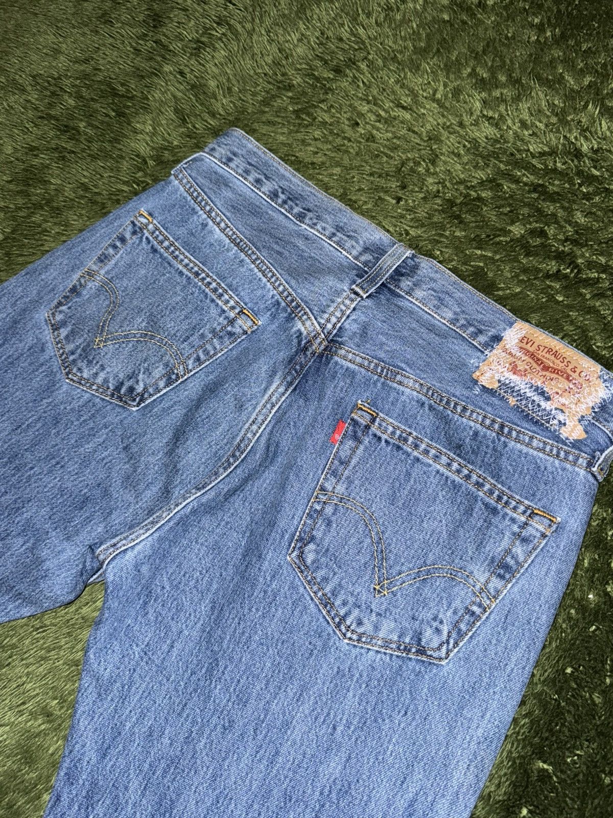 Levi's [W33/L34] Levi’s 501 USA Blank Tab Repair Denim Pants Size US 33 - 9 Thumbnail