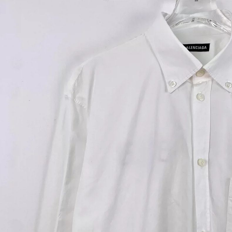 Other Balenciaga size 38 White logo monogrammed cotton lapel sin Size US S / EU 44-46 / 1 - 3 Thumbnail