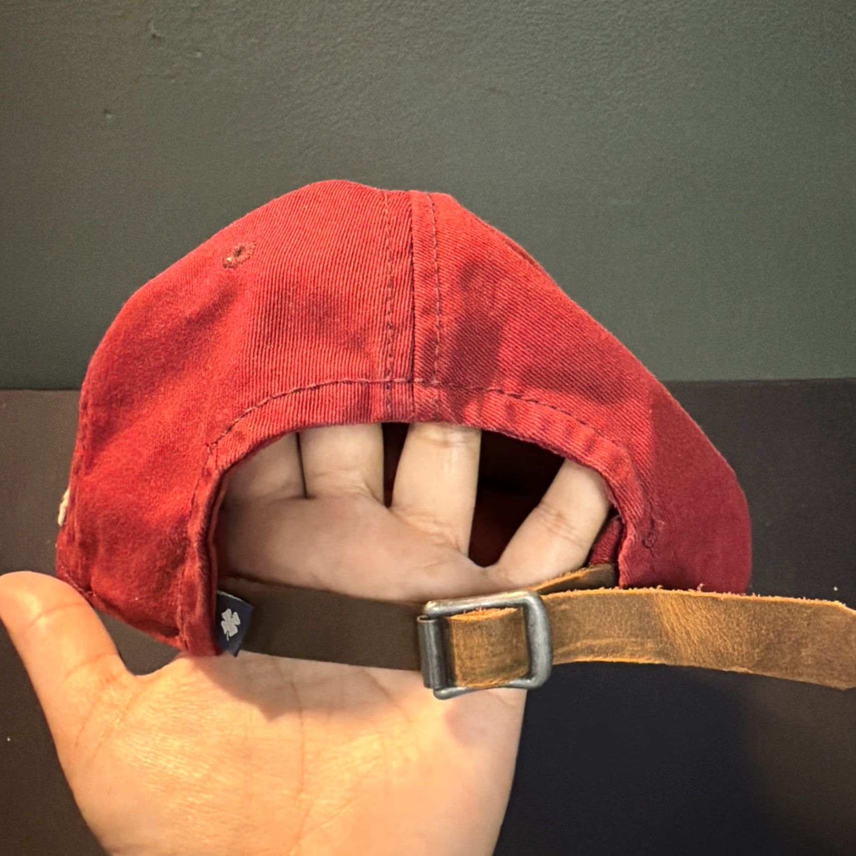 Lucky Brand Lucky Brand Adjustable Strap Red Hat Spellout Size ONE SIZE - 4 Thumbnail