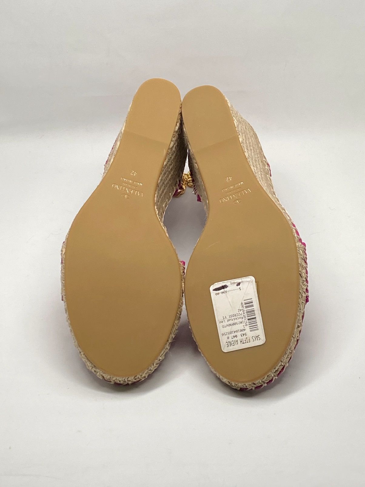Valentino Valentino Garavani Rockstud Grainy Calfskin Wedges size 42 Size US 12 / IT 42 - 11 Thumbnail
