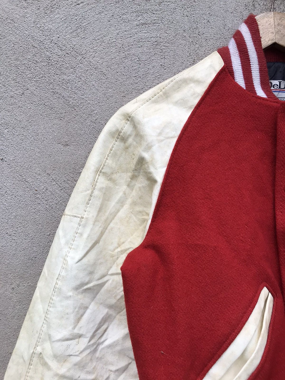 Infinite Archives RARE 90s DELONG CARSIE SUE KELLER OLD VARSITY JACKET Size US XS / EU 42 / 0 - 7 Thumbnail