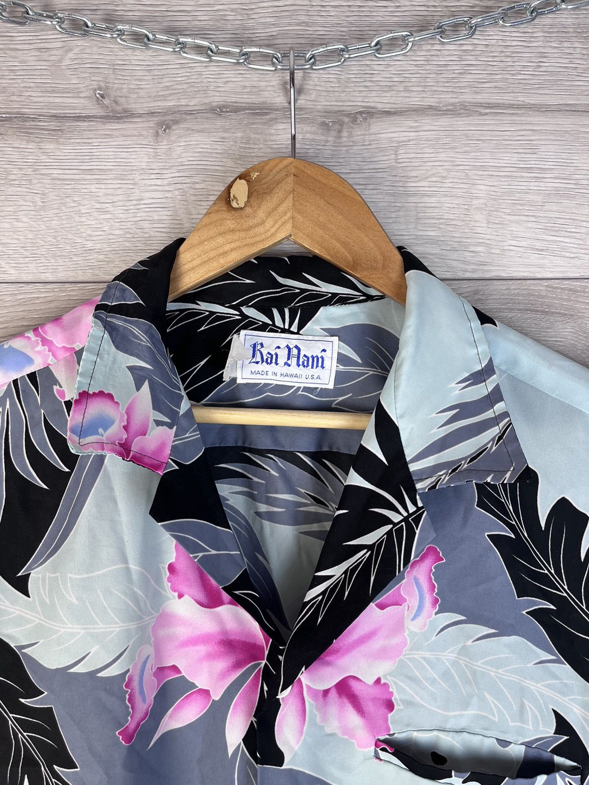 Vintage Vintage men’s Button-down shirt crazy shirt Hawaii made USA Size US L / EU 52-54 / 3 - 8 Thumbnail