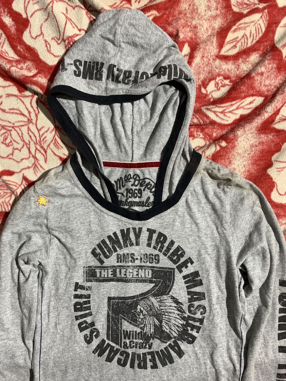 If Six Was Nine × Japanese Brand × Le Grande Bleu (L.G.B.) Japanese~funky tribe hoodie if six LGB style Size US M / EU 48-50 / 2 - 5 Thumbnail