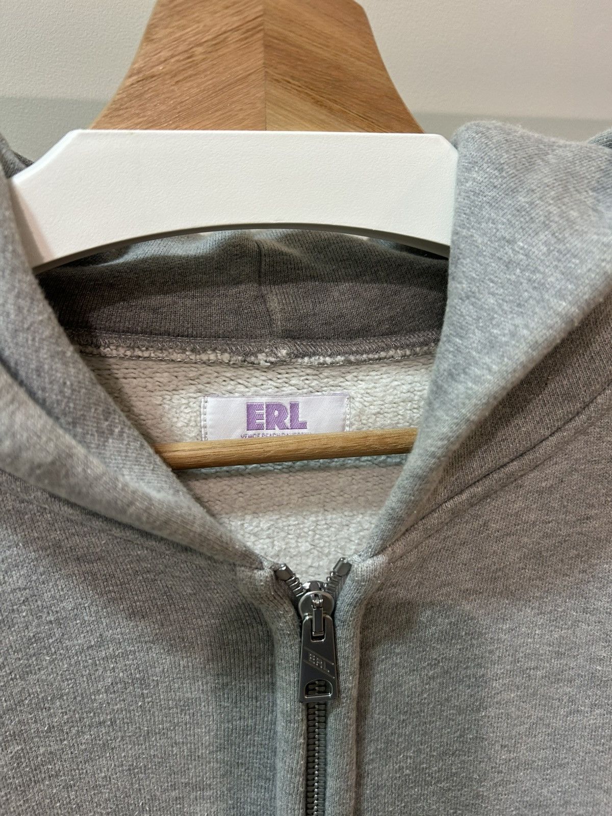 ERL Erl grey zip hoodie Size US L / EU 52-54 / 3 - 3 Thumbnail