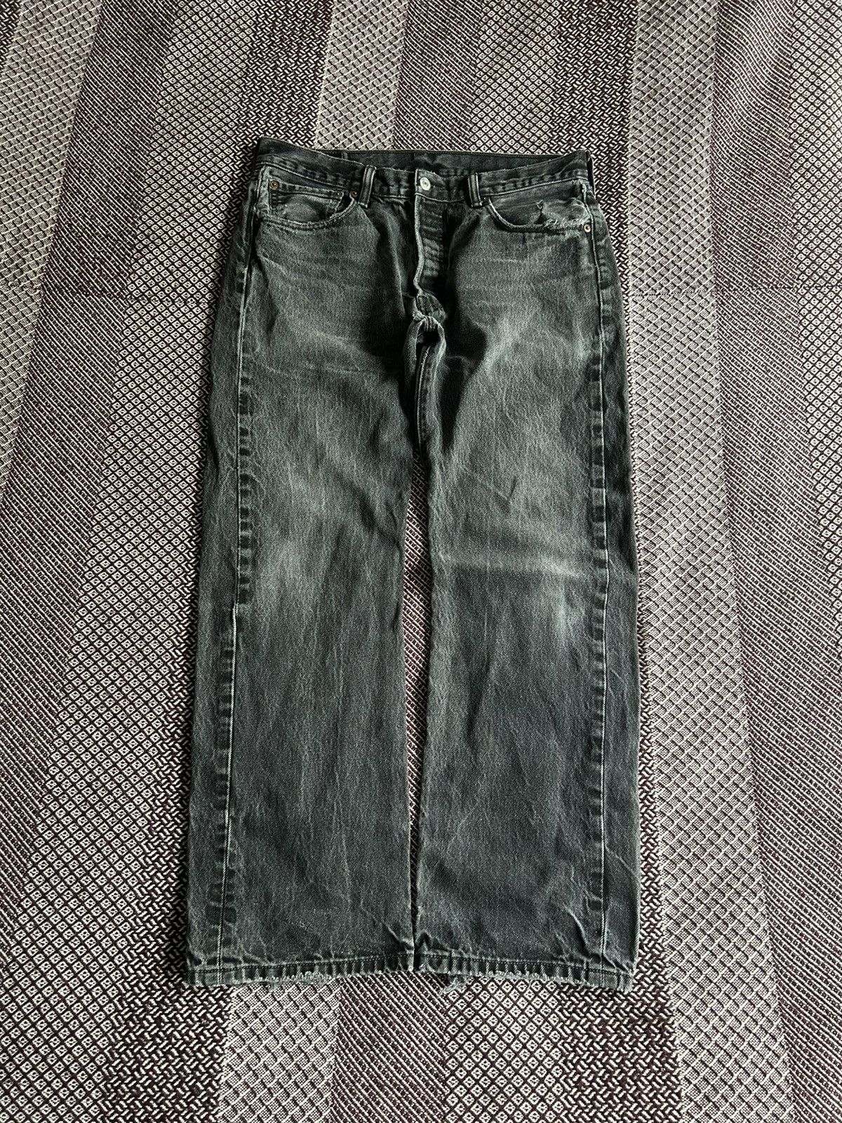 Levi's Vintage Levis Distressed Stonewashed Denim Jeans Size W34L30 Size US 34 / EU 50 - 8 Thumbnail