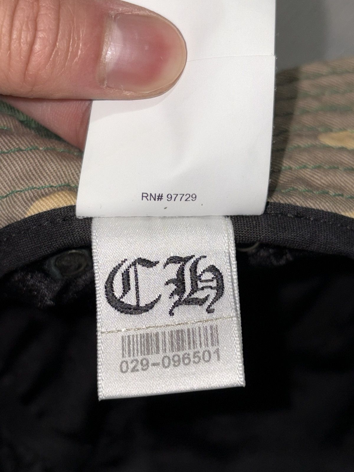 Matty Boy Chrome Hearts Matty Boy Camo Sex Records Bucket Hat logo Size ONE SIZE - 8 Thumbnail