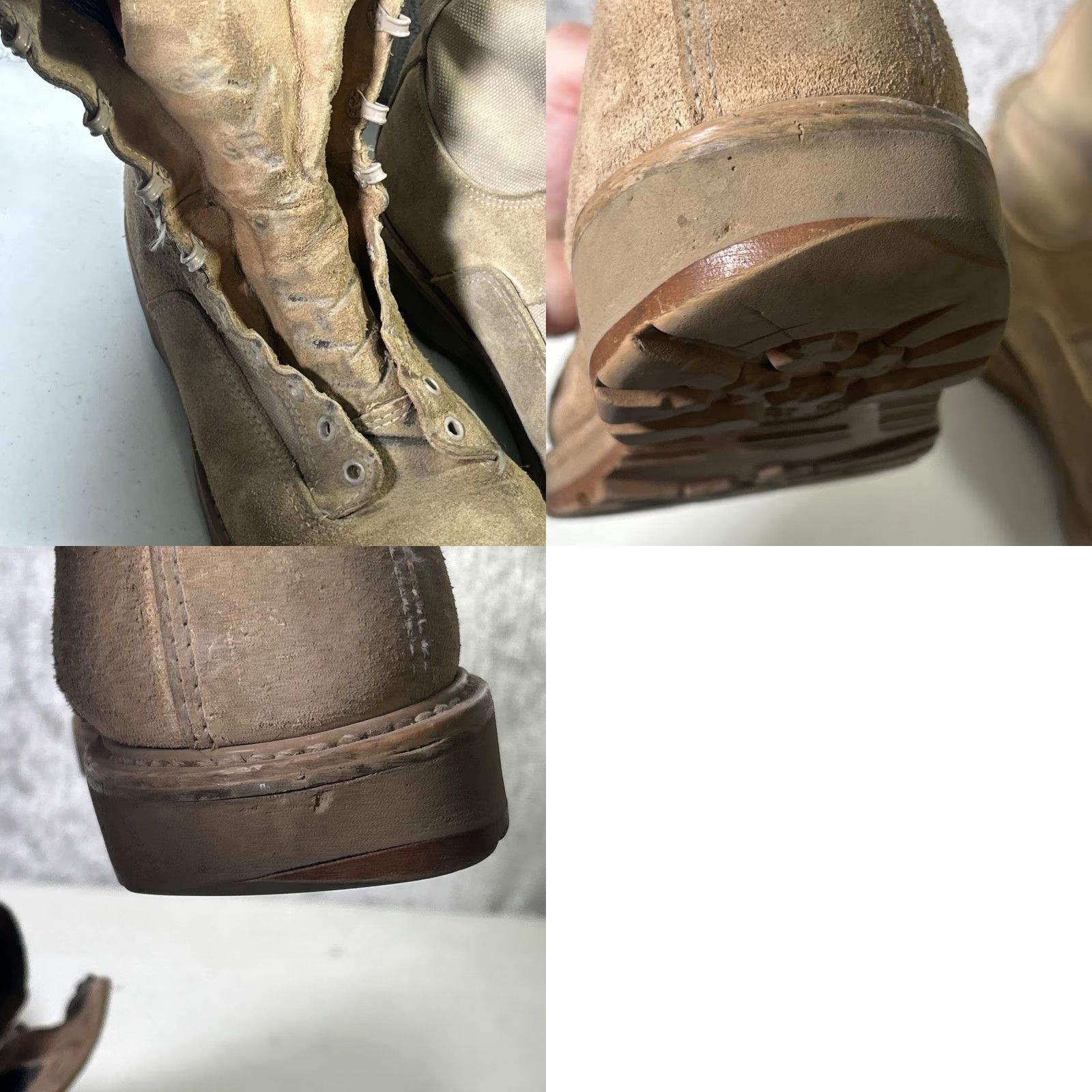 Vintage Bates G-Tex Weather Combat Boots Coyote Brown Mens 12R Vibram No Laces Boots Mens 12 Size US 12 / EU 45 - 8 Thumbnail