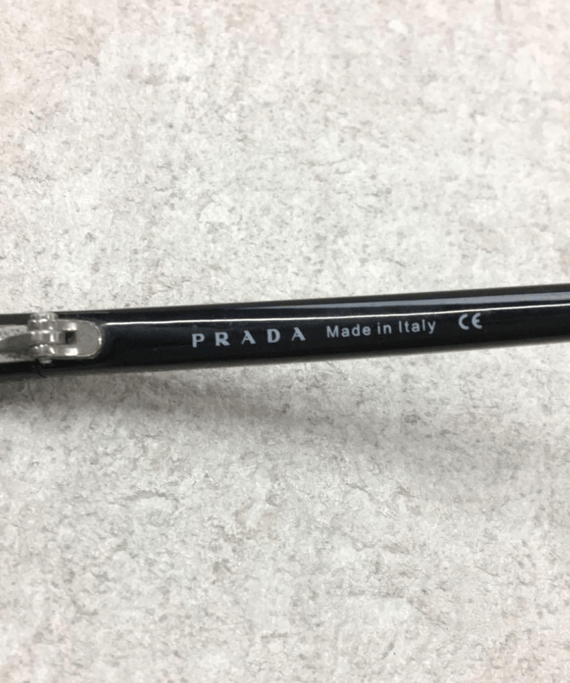 Prada × Vintage PRADA Sunglasses Rectangle Wrap Shield Metal Symbole Sport Size ONE SIZE - 3 Thumbnail