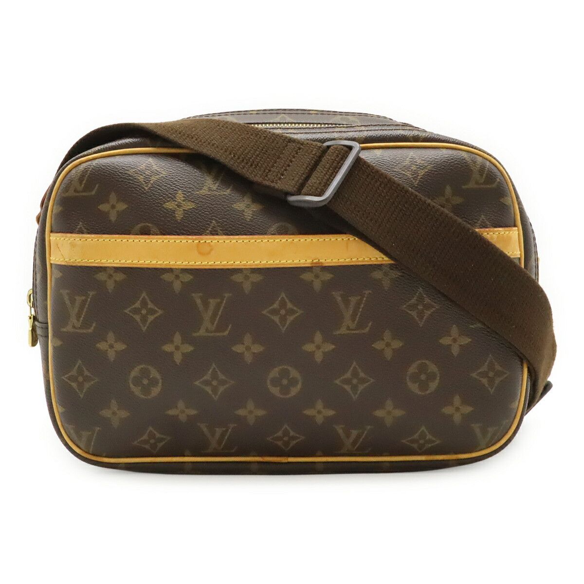 Louis Vuitton Louis Vuitton Louis Vuitton Reporter PM Monogram Shoulder Bag Textile Shoulder Bag M45254 DUTY FREE for USA Size ONE SIZE - 1 Thumbnail