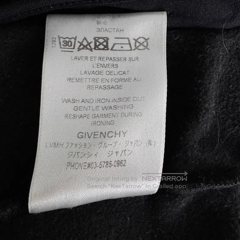 Givenchy Givenchy Black Side Stripe Letter Zip Up Jacket Size US L / EU 52-54 / 3 - 5 Thumbnail