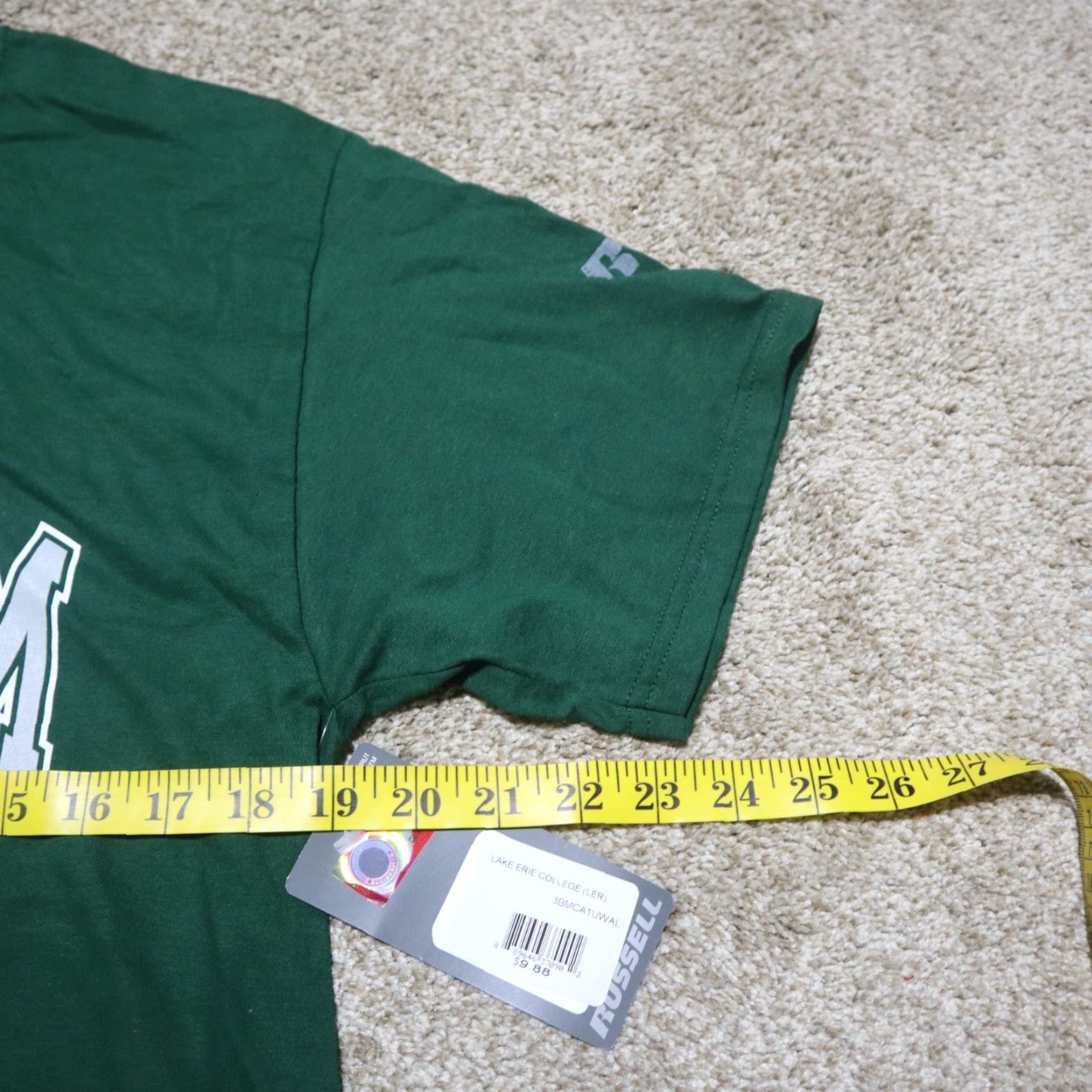 Lee Russell Shirt Men M Green NEW T-Shirt Medium Size US M / EU 48-50 / 2 - 7 Thumbnail