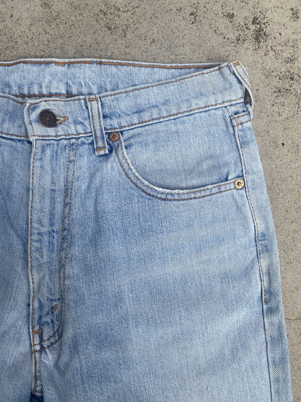Levi's × Levi's Vintage Clothing × Vintage Vintage Levis 501 Straight Cut Faded Blue Size US 29 - 3 Thumbnail