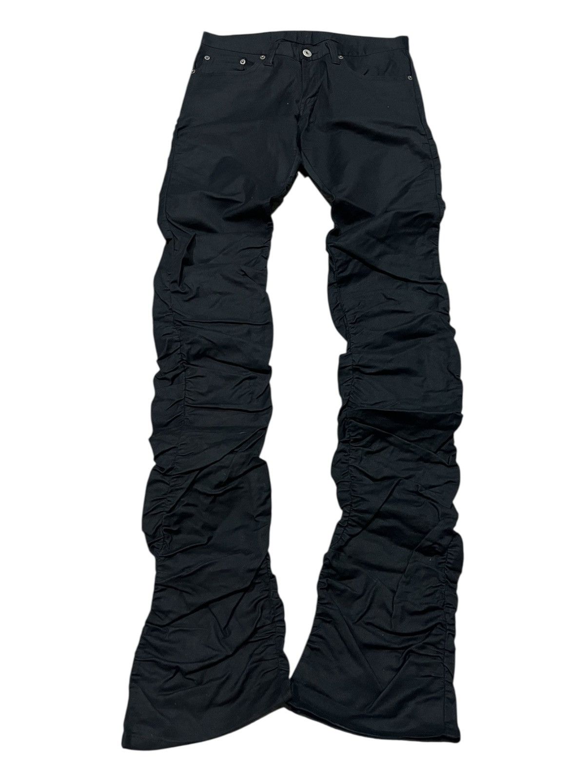 Tornado Mart Tornado Mart Wrinkled Extra Long Boot Cut Pants Size US 31 - 1 Thumbnail
