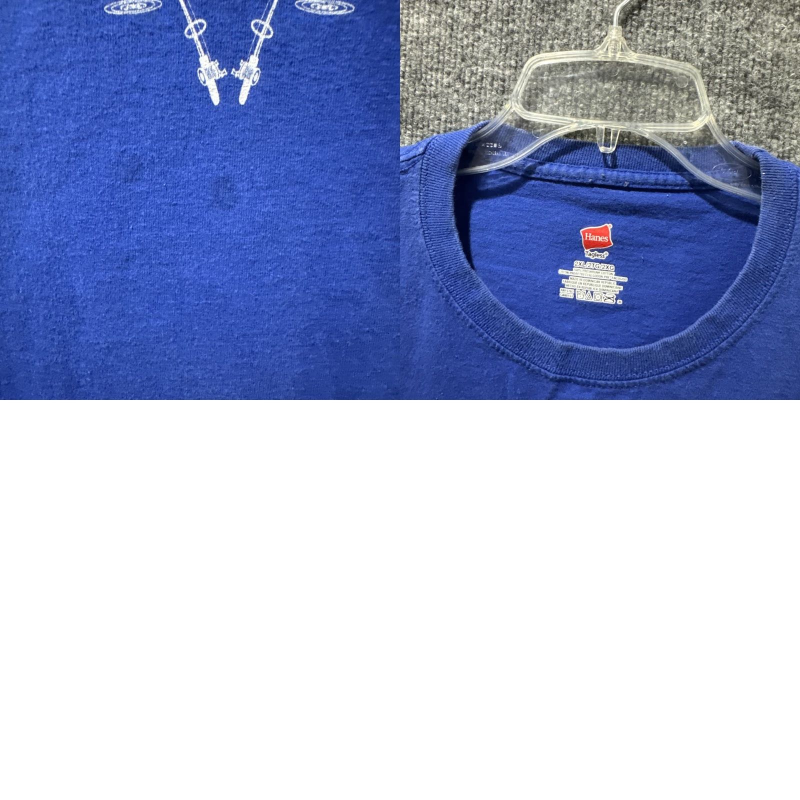 Hanes I love It When She Bends Over Fishing Reel Funny Short Sleeve T-Shirt Men’s 2XL Size US XXL / EU 58 / 5 - 8 Thumbnail