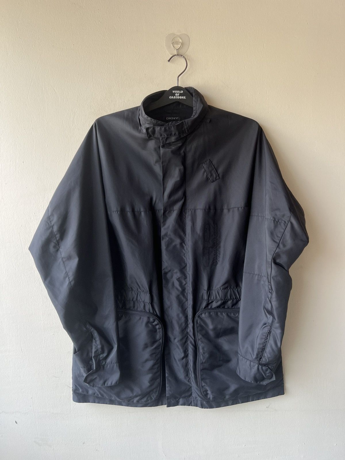 DKNY Vintage 2000s Y2K DKNY Black Tactical Nylon Jacket Size US L / EU 52-54 / 3 - 22 Thumbnail