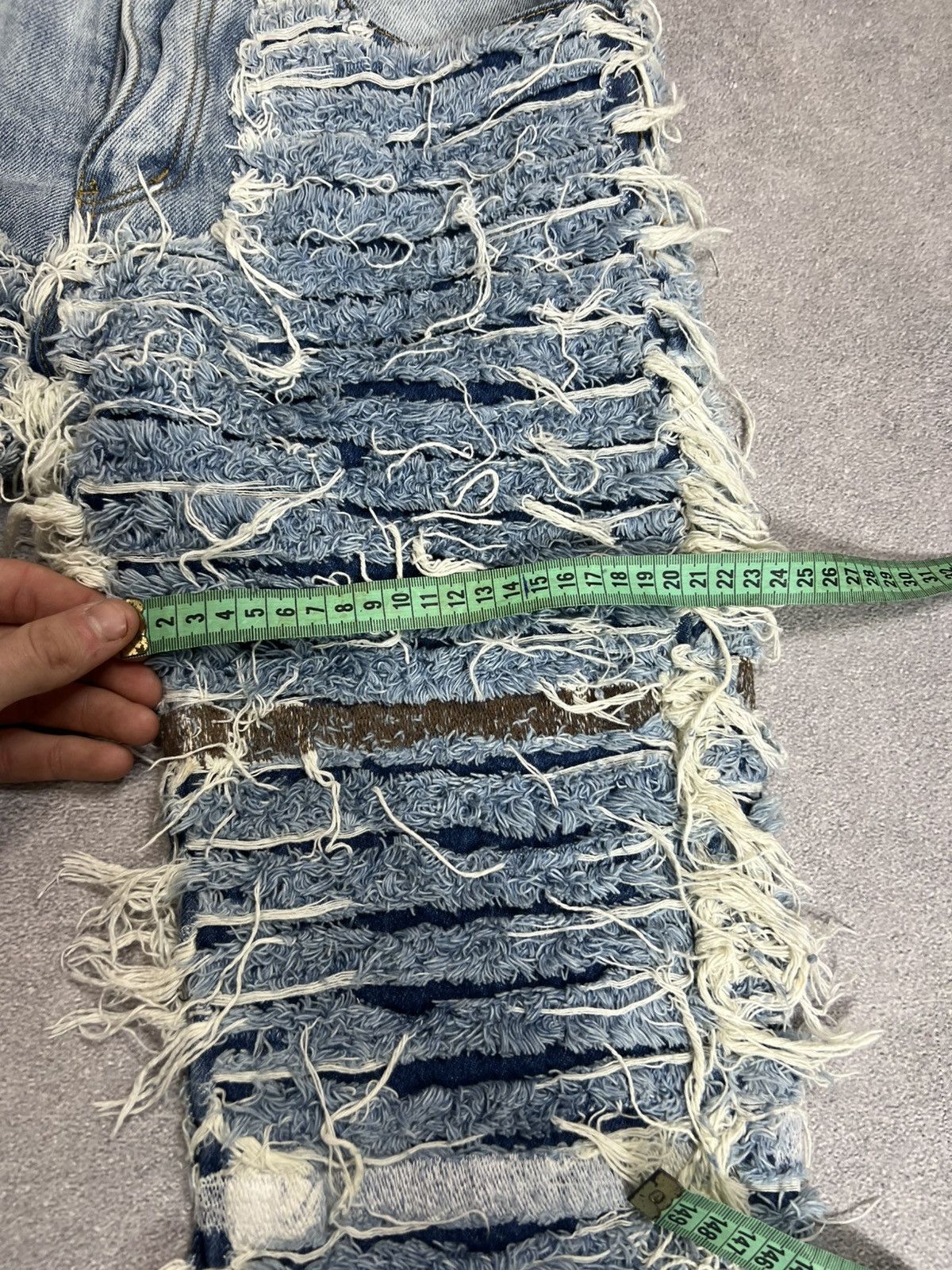 Japanese Brand Vintage streetwear Hysteric Glamour Style Distressed jeans Size US 32 / EU 48 - 9 Thumbnail