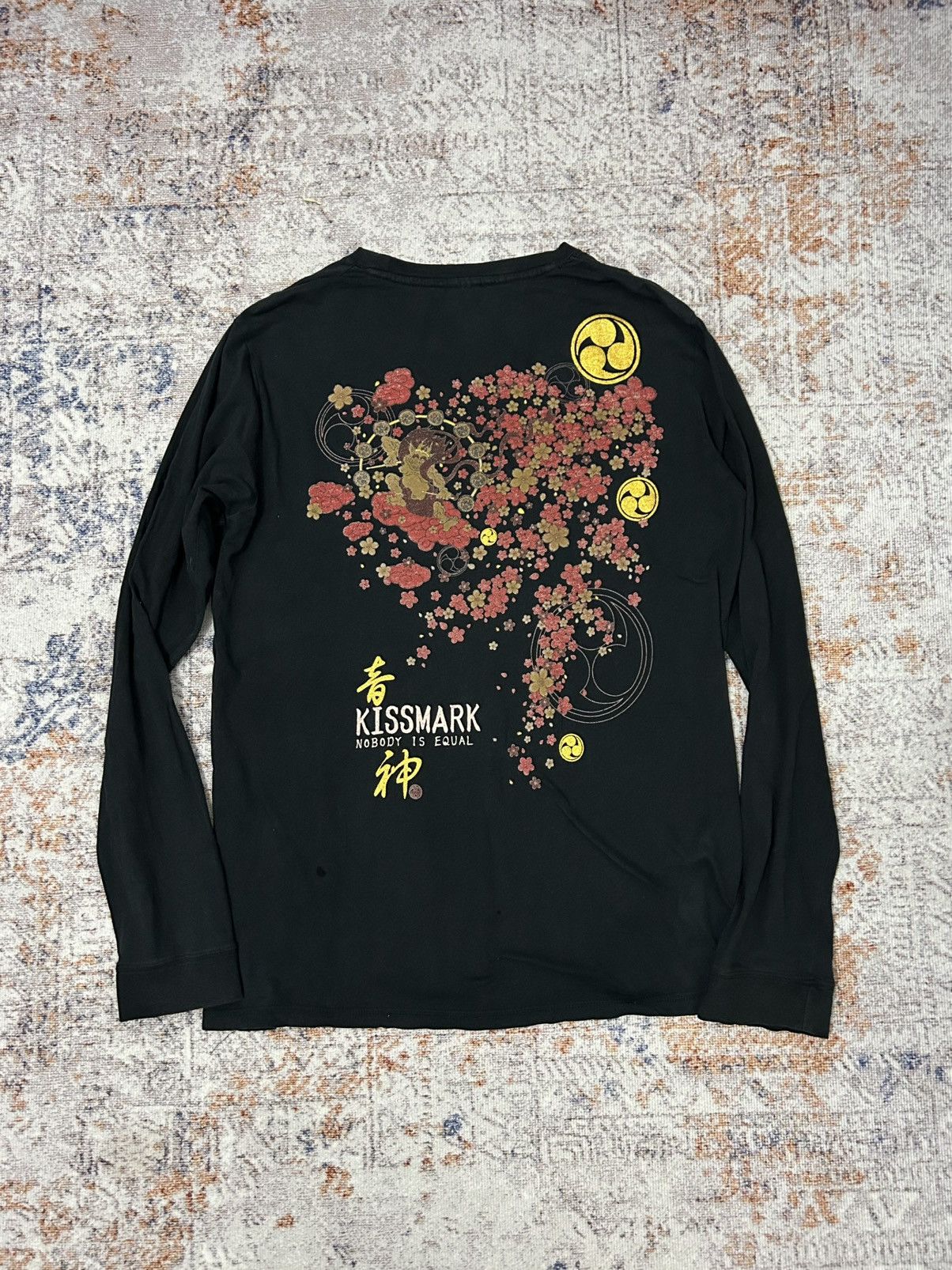 Hysteric Glamour Kissmark Japan Ryujin Sakura Long sleve Shirt Size US L / EU 52-54 / 3 - 1 Thumbnail