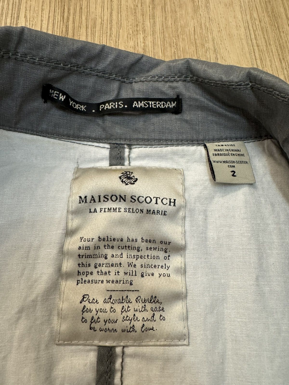 Maison Scotch Maison Scotch & Soda Double Breasted Trench Coat 2 S/M Size S / US 4 / IT 40 - 15 Thumbnail