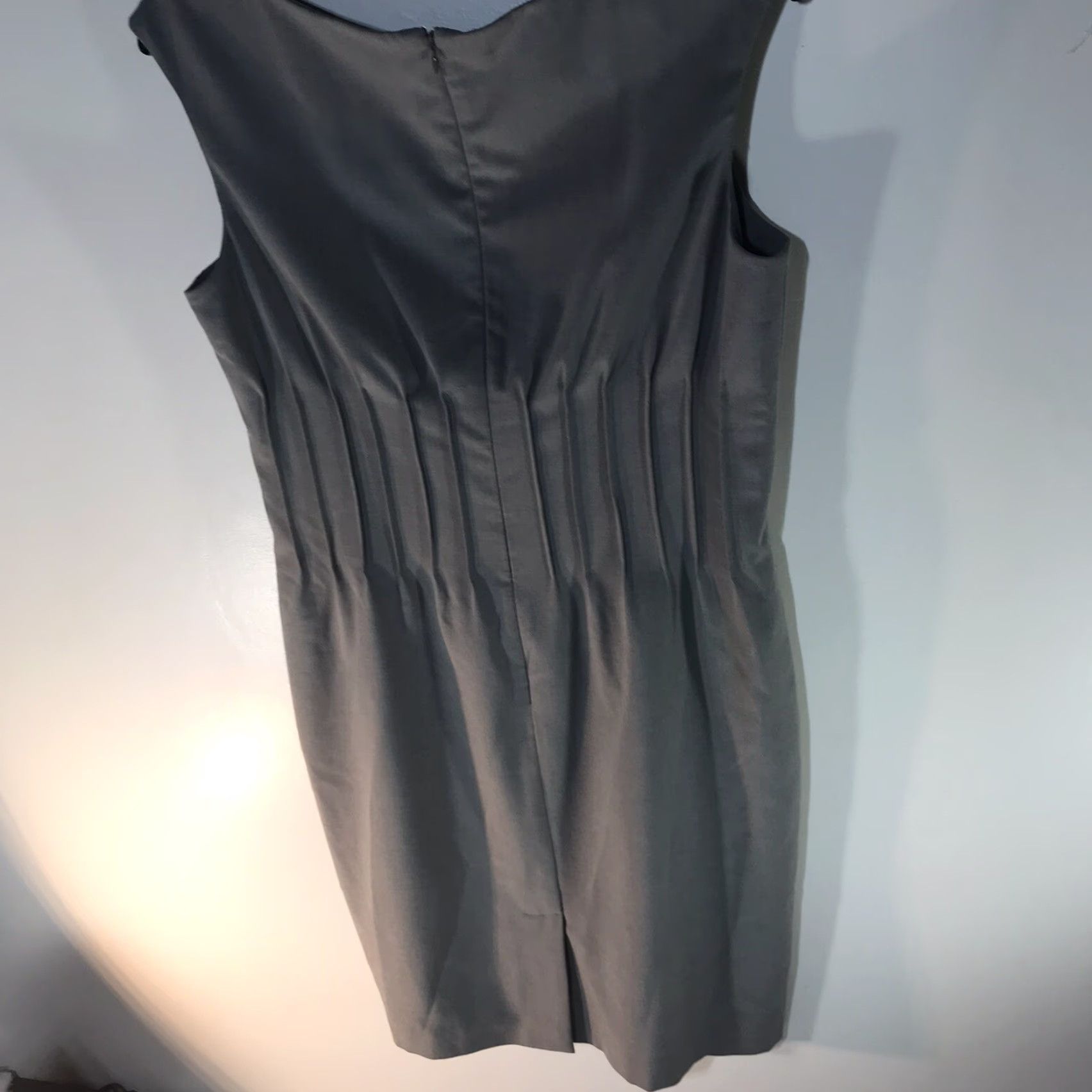 Calvin Klein Calvin Klein Lt Gray Sleeveless Career Midi Dress Womens Size 12 Size XL / US 12-14 / IT 48-50 - 4 Thumbnail