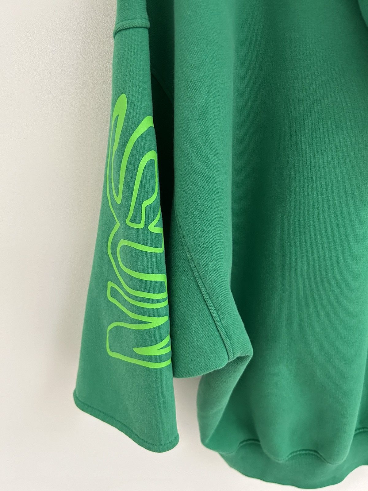 ERL ERL green short cut ‘wide cuff venice’ hoody Size US L / EU 52-54 / 3 - 6 Thumbnail