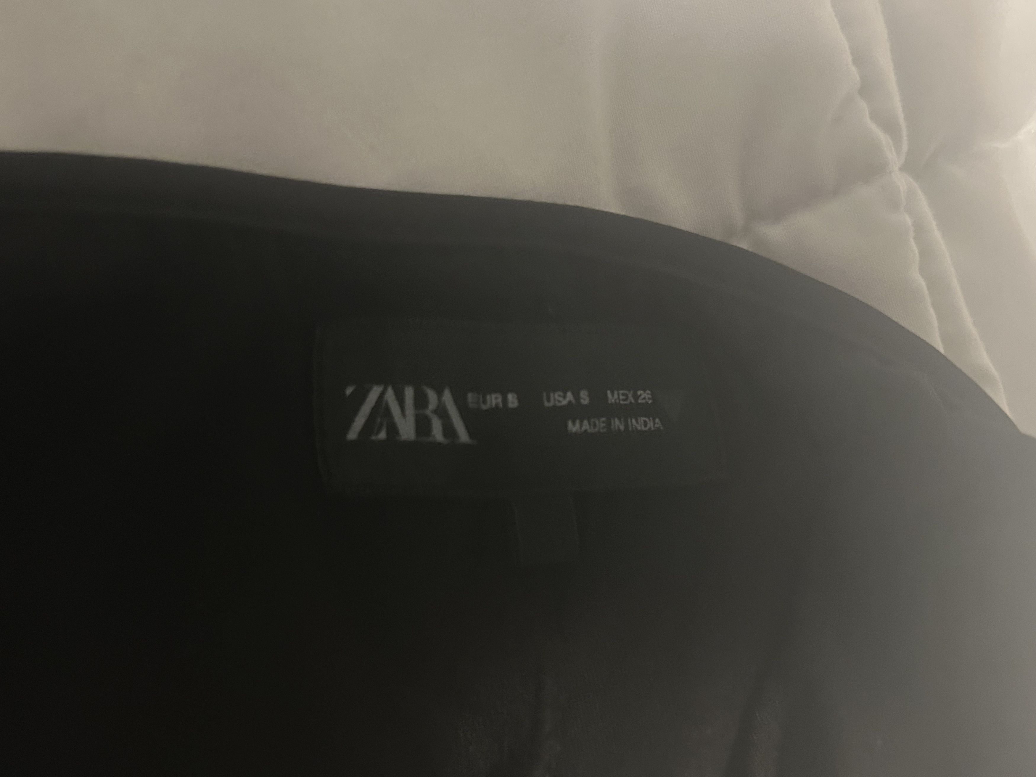 Zara Zara ZW COLLECTION EMBROIDERED see through MIDI SKIRT Size 27" / US 4 / IT 40 - 5 Thumbnail