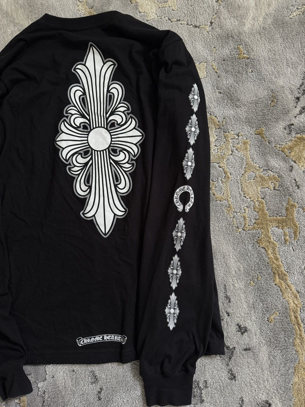 Chrome Hearts Chrome Hearts Floral Cross Long Sleeve T Shirt Size US M / EU 48-50 / 2 - 3 Thumbnail