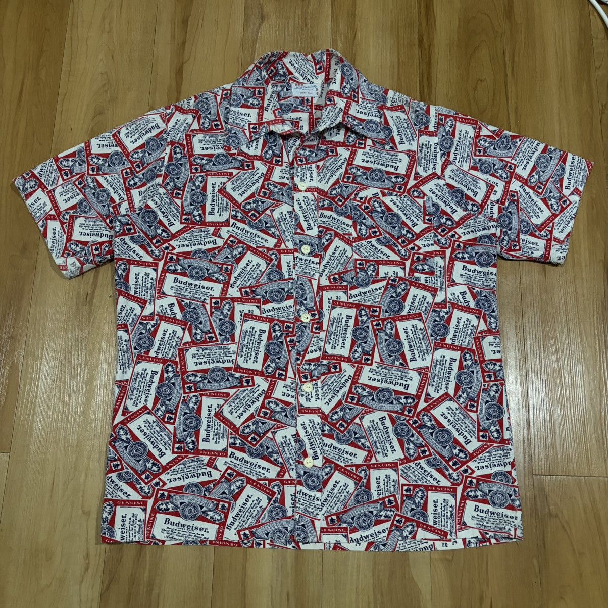 Budweiser Vintage budweiser all over print shirt Size US XL / EU 56 / 4 - 1 Thumbnail