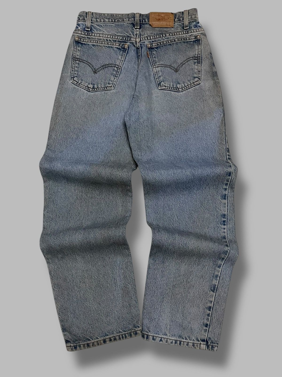 Levi's Vintage Clothing Vintage 1990s Levis Usa 550 Style Distressed Dirt Denim Size US 28 / EU 44 - 9 Thumbnail