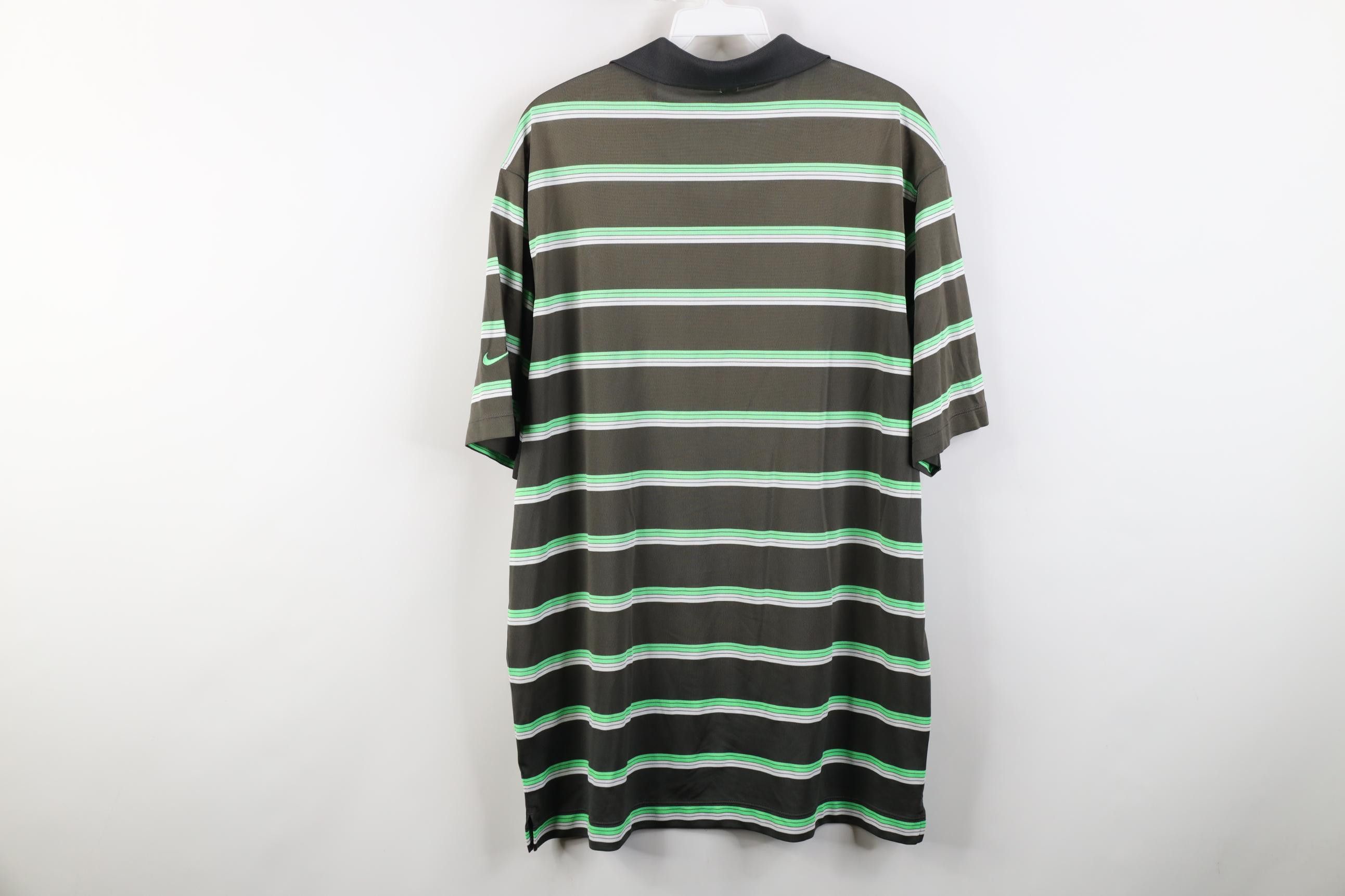 Nike Nike Golf Tour Performance Sun Faded Striped Knit Polo Size US L / EU 52-54 / 3 - 11 Thumbnail