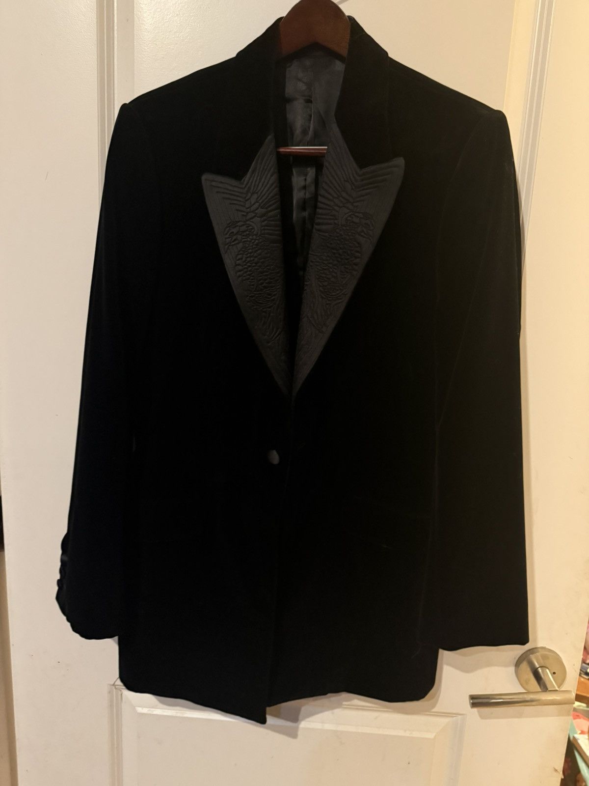 Alexander McQueen Alexander McQueen blazer velvet Size 44R - 8 Thumbnail