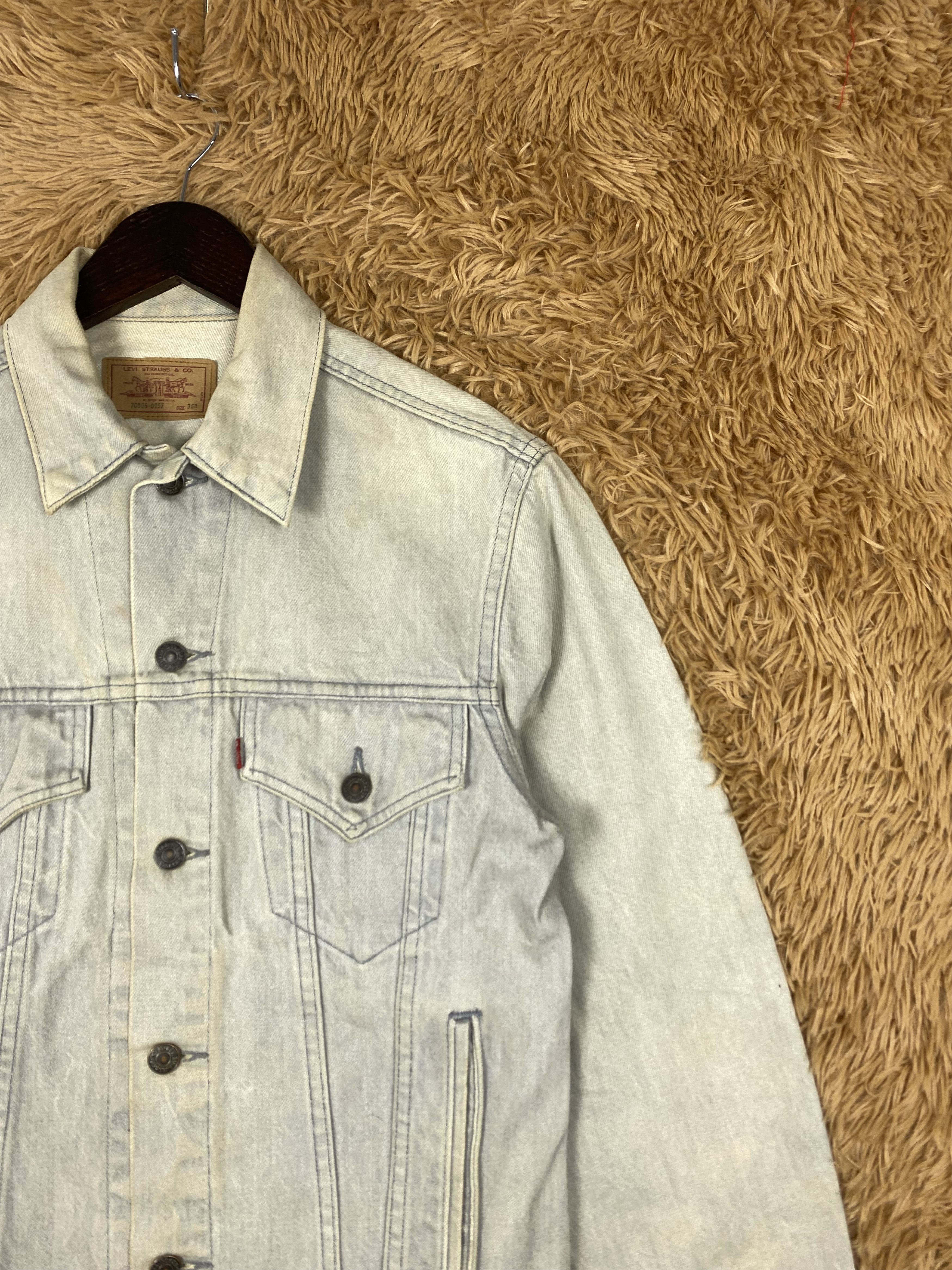 Levi's Vintage Levi's Denim Faded Jacket DJ0666 Size US S / EU 44-46 / 1 - 3 Thumbnail