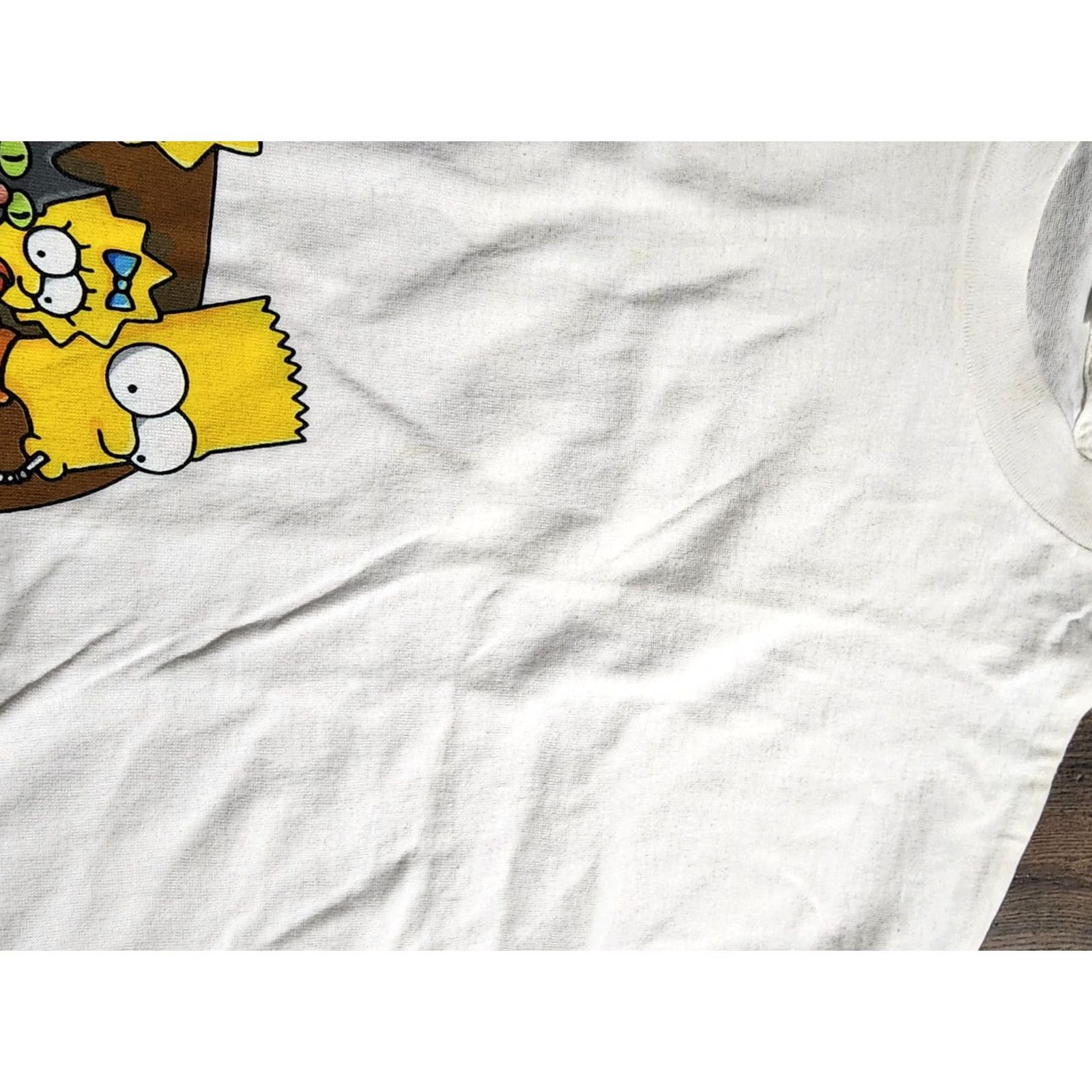 Vintage VINTAGE The Simpsons Shirt Mens XL White 2002 Cartoon Graphic Tee NWT Flawed Size US XL / EU 56 / 4 - 5 Thumbnail