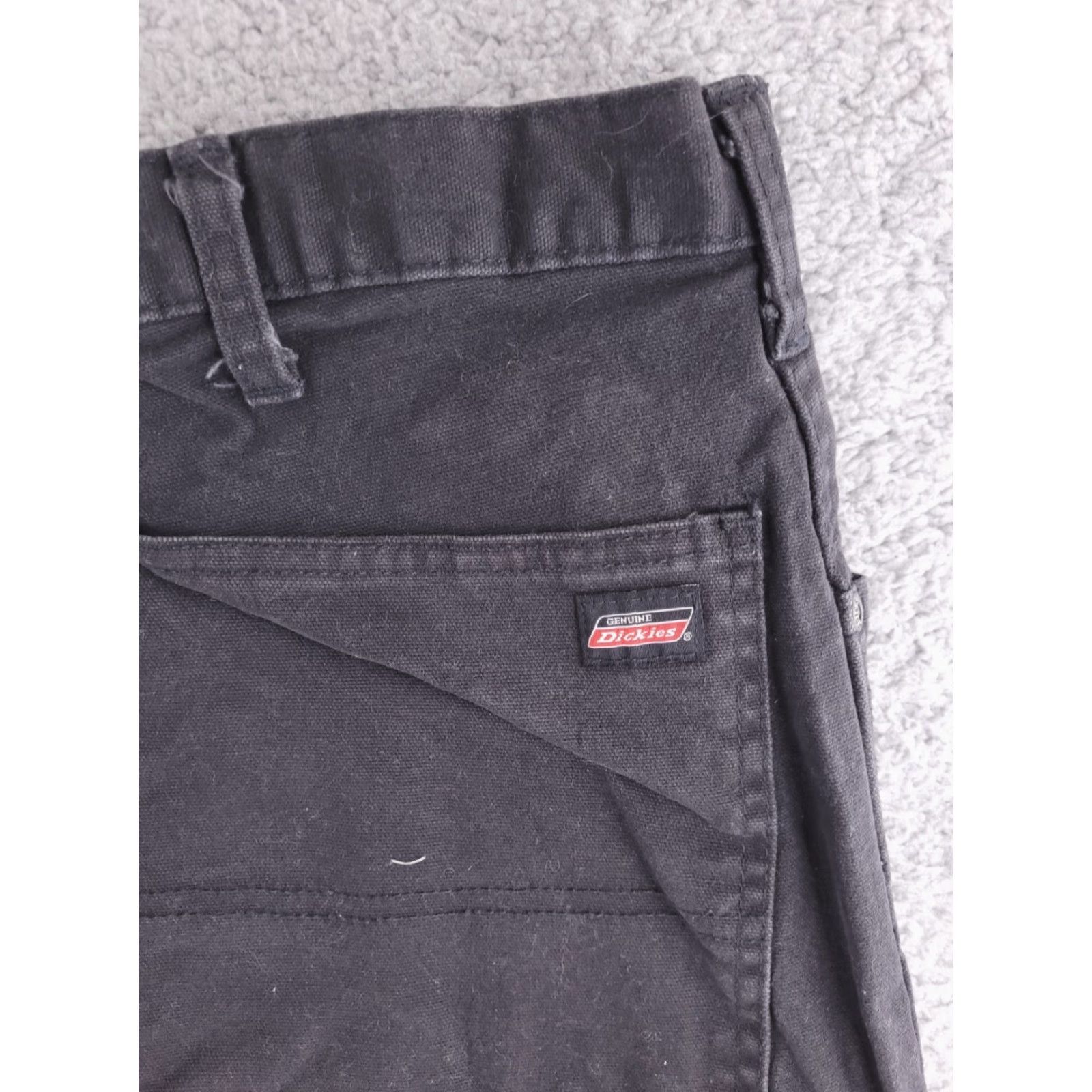 Dickies Dickies Jeans Mens 38x29 Black Denim Relaxed Straight Fit Work Workwear Jeans Mens 38 Black Denim Vintage No? Size US 38 / EU 54 - 5 Thumbnail