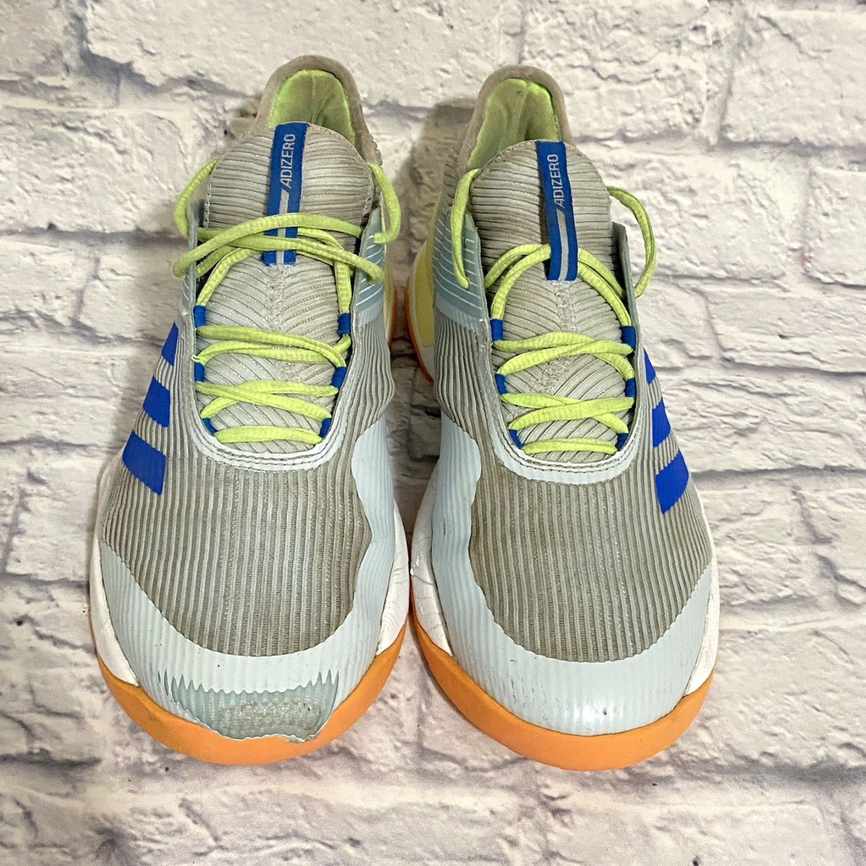 Adidas Adidas Adizero Ubersonic 3 EF2462 Womens Blue Green Lace Up Sneakers Size 10.5 Size US 11 / IT 41 - 2 Thumbnail