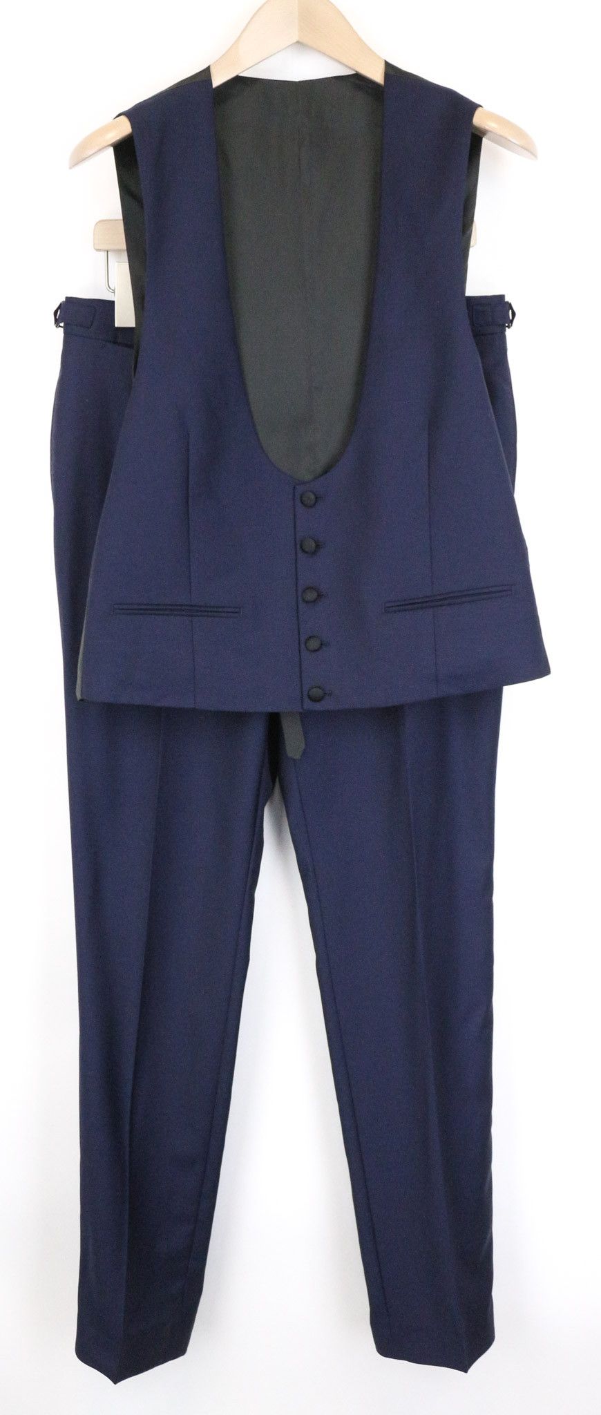 Suitsupply U-NECK UK40R Wool Blue 2 Piece Suit 75698 Size 40R - 1 Thumbnail