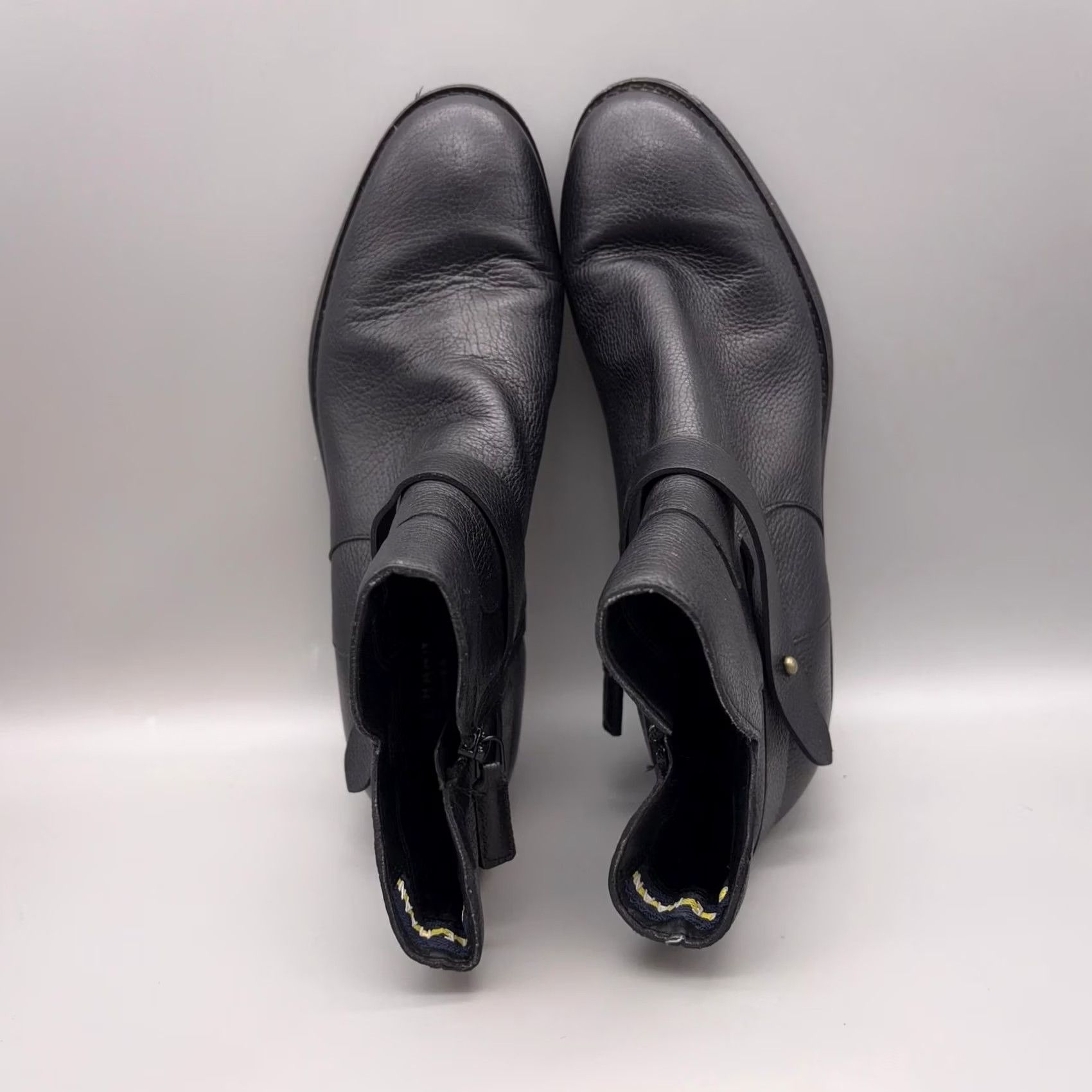 Cole Haan Cole Haan Womens 8 Black Grand 360 Leather Ankle Strap Zip Booties Size US 8 / IT 38 - 7 Thumbnail