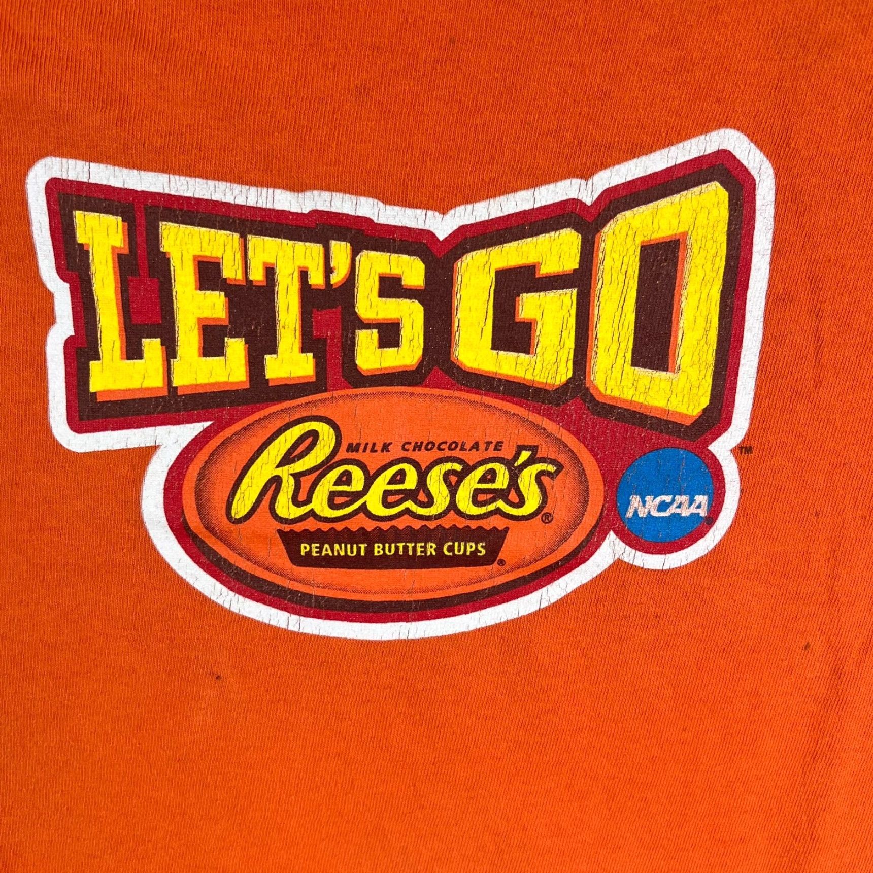 NCAA Reese's NCAA Lets Go T-Shirt Mens XL Orange Nike? Size US XL / EU 56 / 4 - 2 Thumbnail