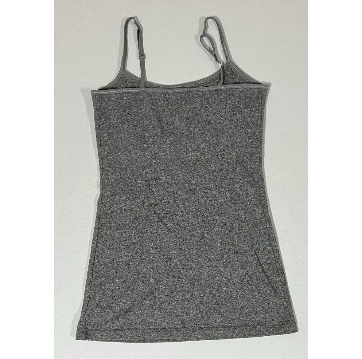 SO Gray Marled Cami Shelf-Bra Camisole Tank Top Shirt XS 🩶