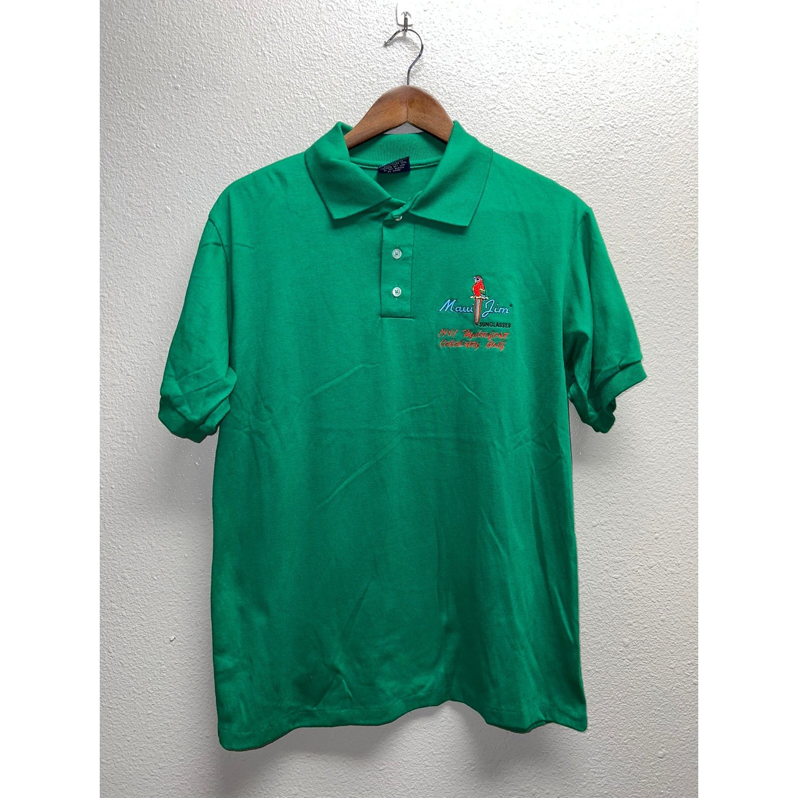 Vintage Vintage Maui Jim Polo Shirt Hydrofest Celebrity Golf Golfing Size US L / EU 52-54 / 3 - 1 Thumbnail