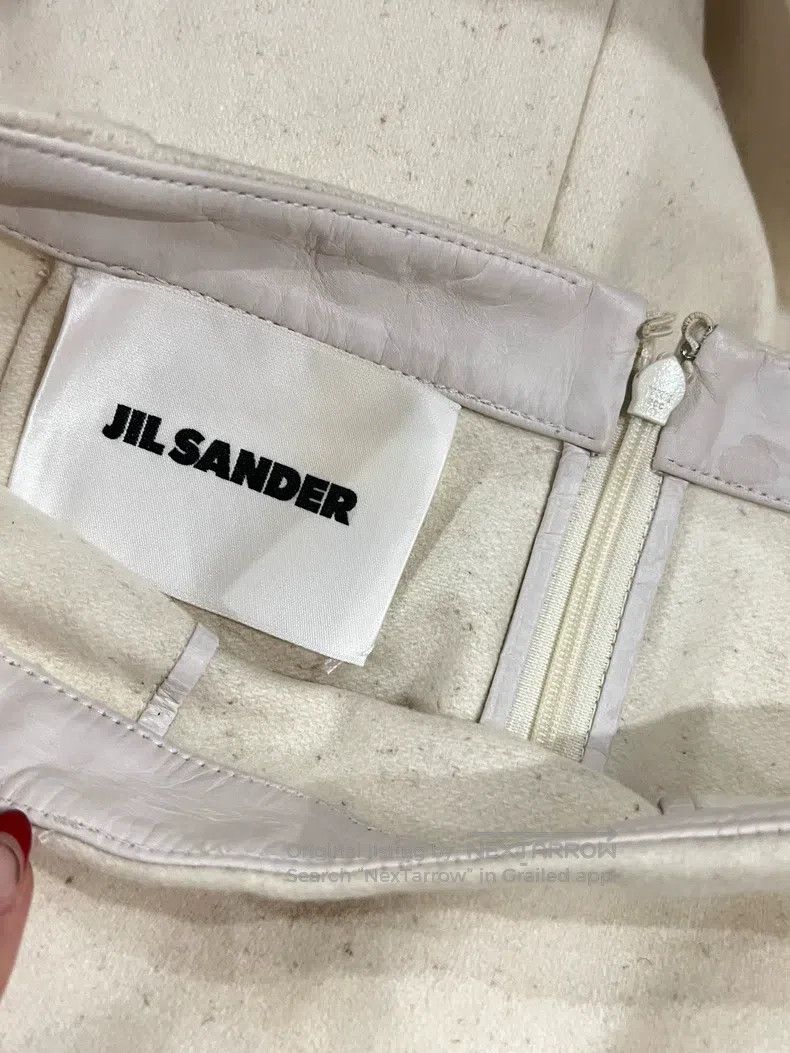 Jil Sander Jil Sander size 34 Runway Two-Piece Leather Skirt Size 33" - 5 Thumbnail