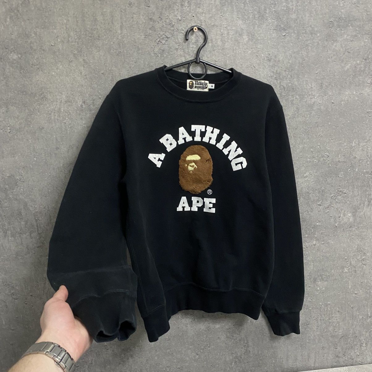 Bape A Bathing Ape Bape College Sweatshirt Crewneck Size US M / EU 48-50 / 2 - 2 Thumbnail