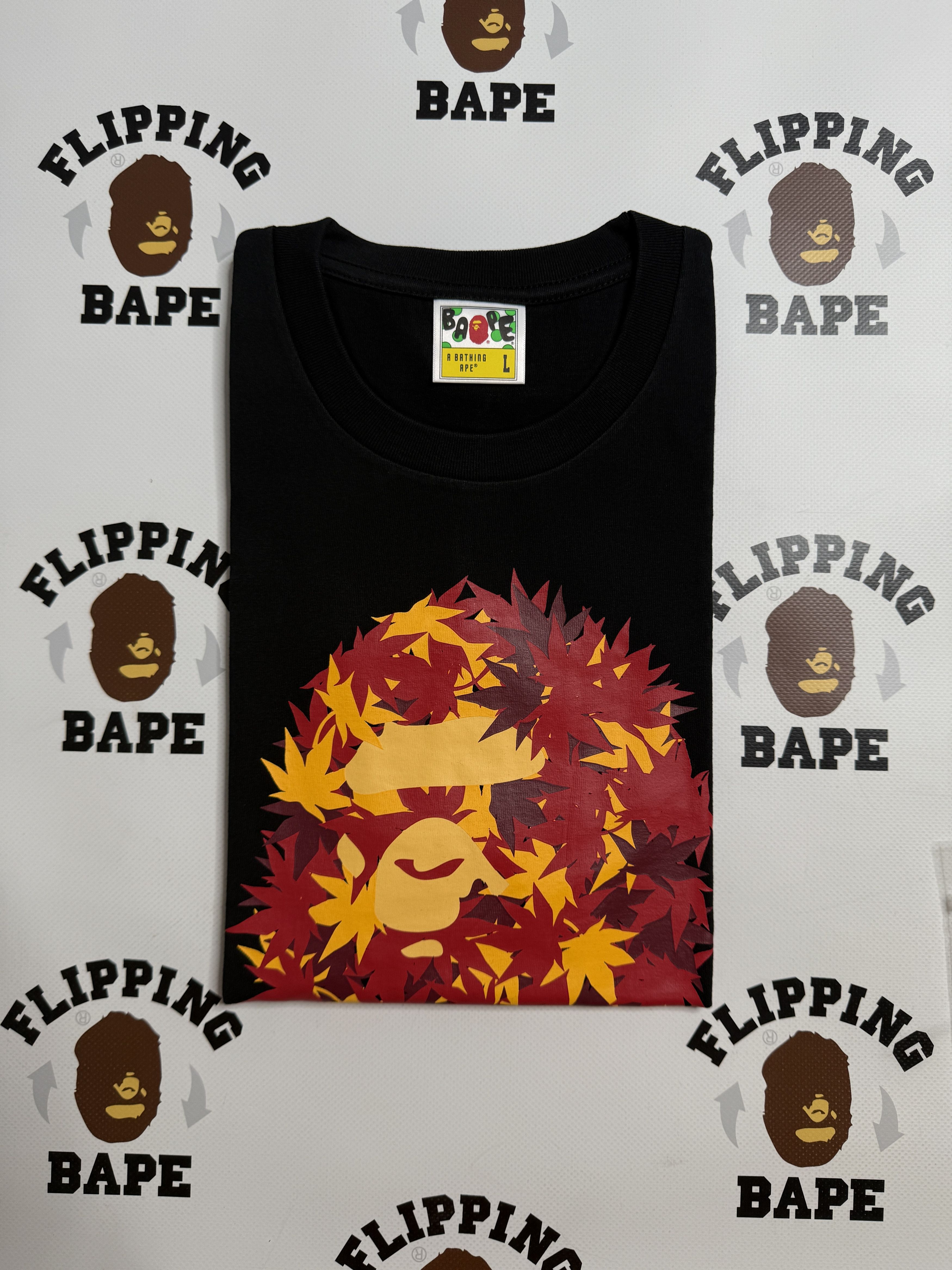 Bape JAPAN AUTUMN APE HEAD TEE (JAPAN EXCLUSIVE) Size US L / EU 52-54 / 3 - 8 Thumbnail