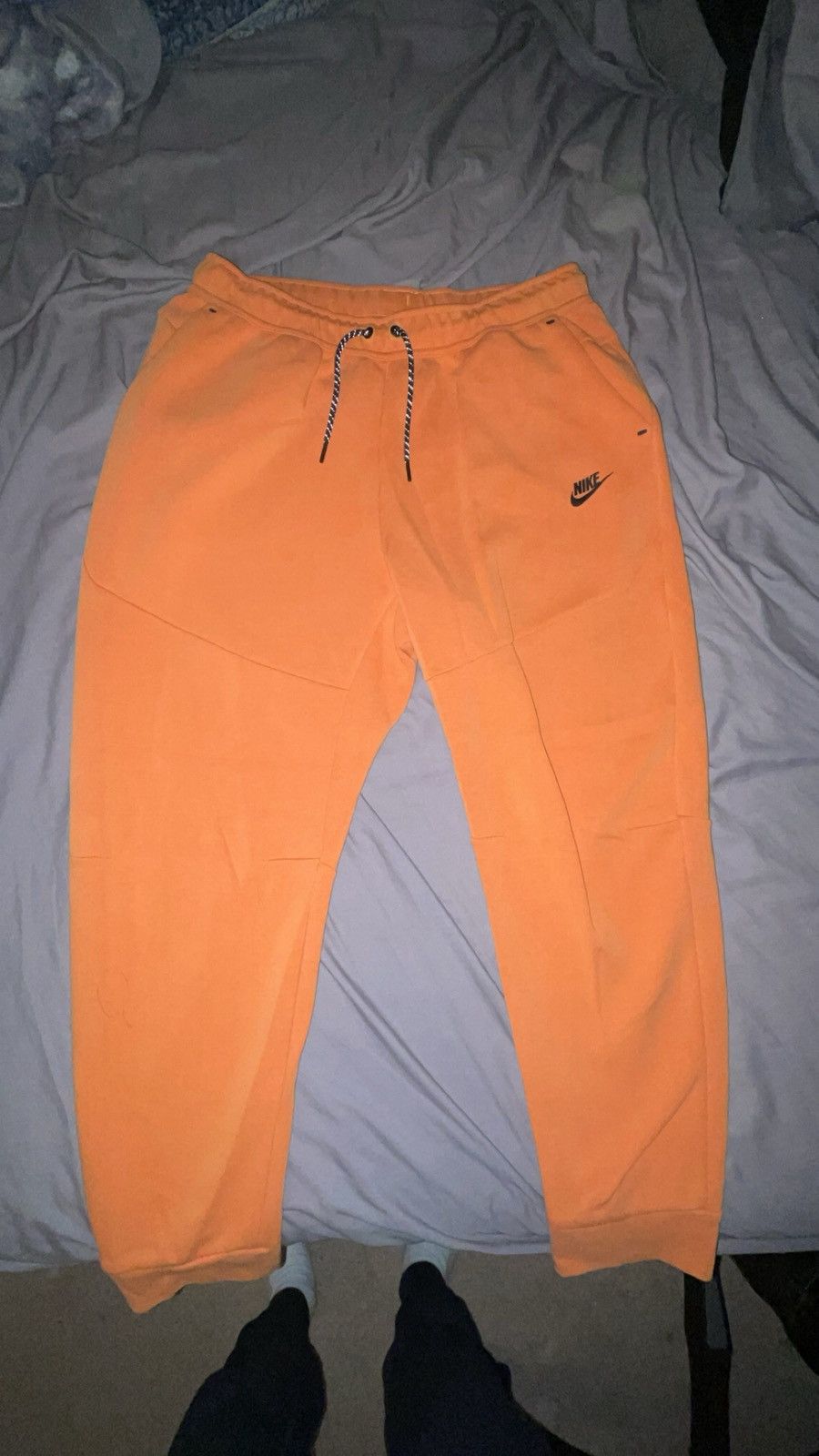 Nike Orange Nike Tech Pants Size XL S21 Size US 34 / EU 50 - 1 Thumbnail