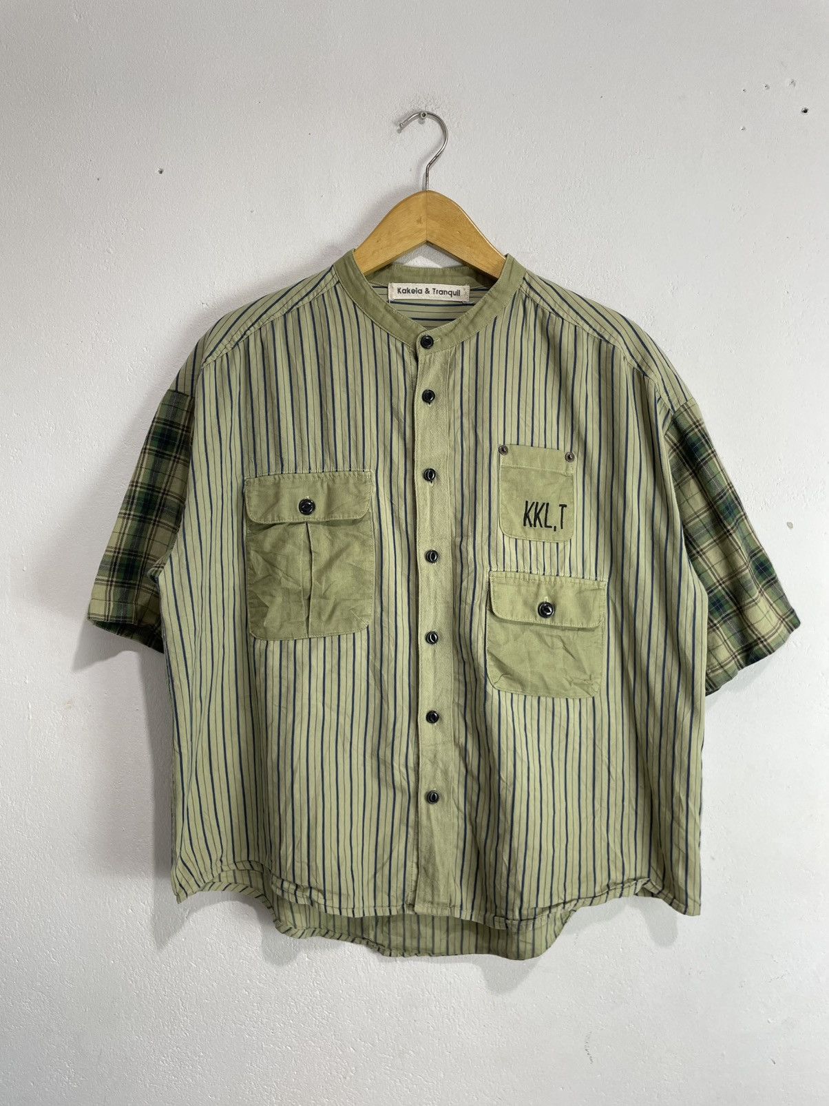 Issey Miyake Undefined Multipocket Shirt two tone Pattern Issey style Size US M / EU 48-50 / 2 - 1 Thumbnail