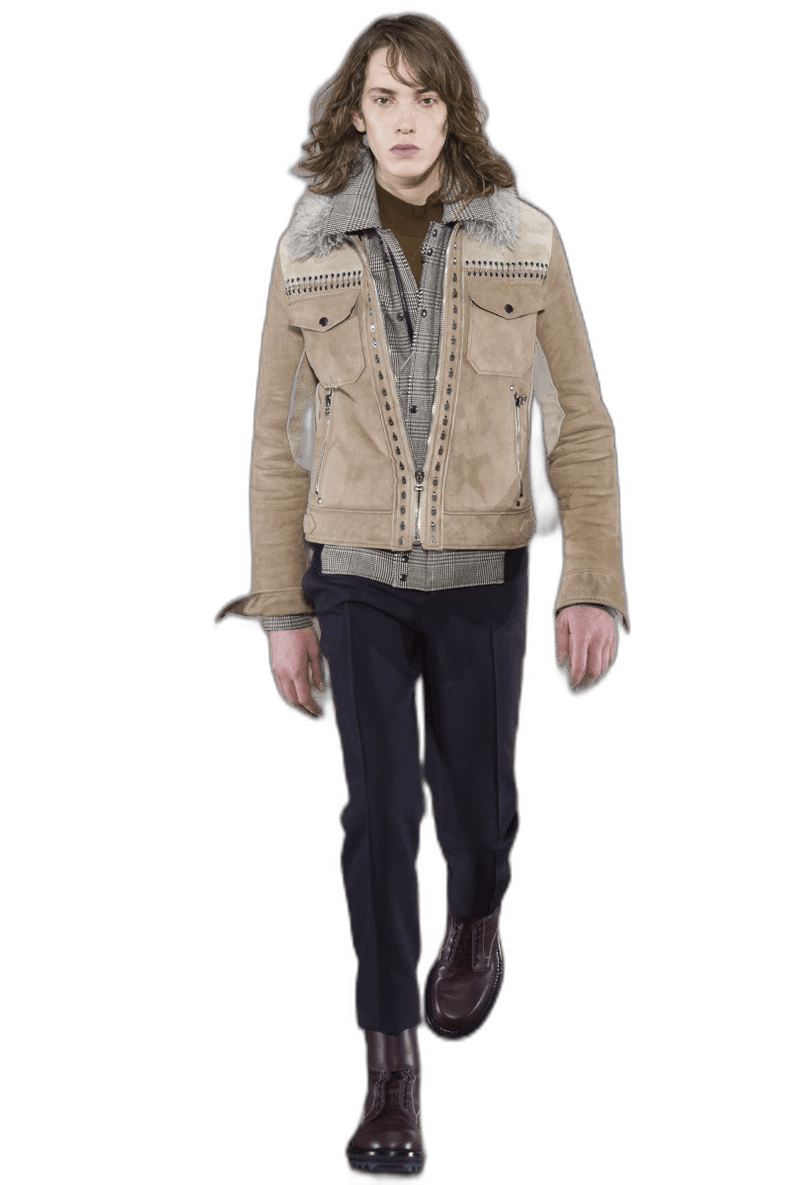 Lanvin Lanvin Shearling Leather Jacket-2508 Size US L / EU 52-54 / 3 - 1 Thumbnail