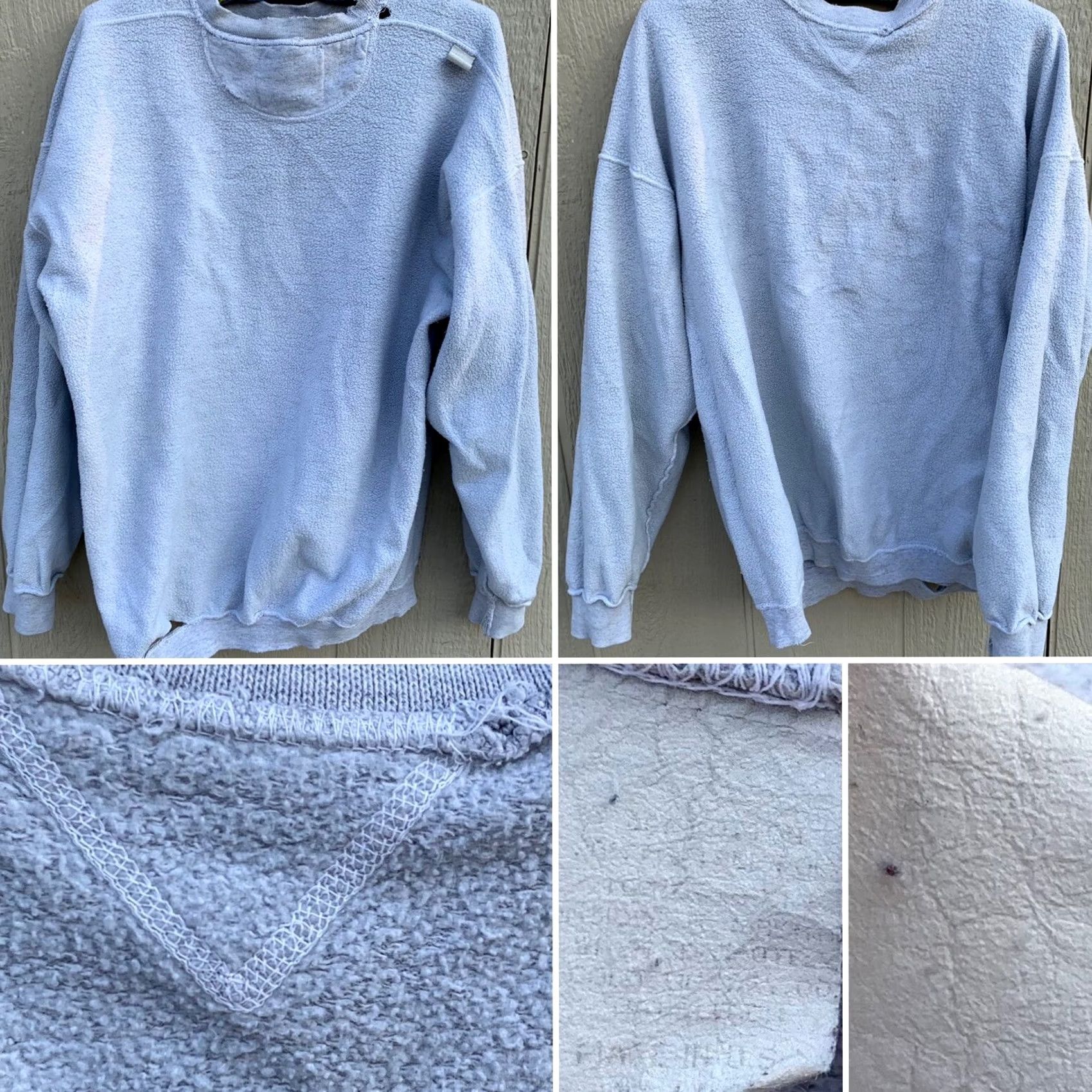 Vintage VINTAGE Stanford Sweatshirt XL Very Worn Distressed Graphic Pullover Crew Neck Unisex Adults Logo 90s 80s College University Stanford California Size US XL / EU 56 / 4 - 5 Thumbnail